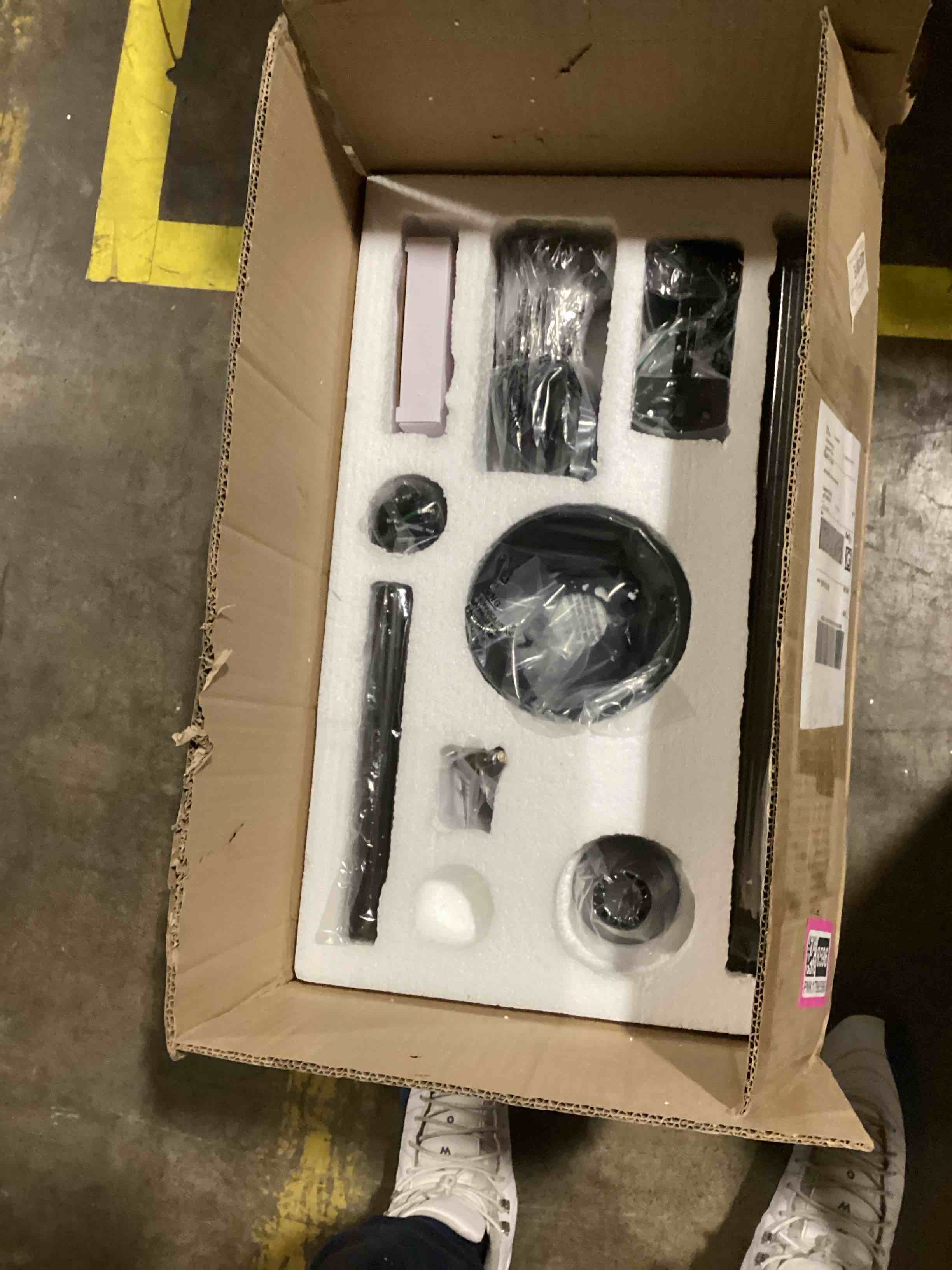 52-In Black Modern Glam Crystal Ceiling Fan with Remote Control, 6-speed Reversible Ceiling Fan for Bedroom