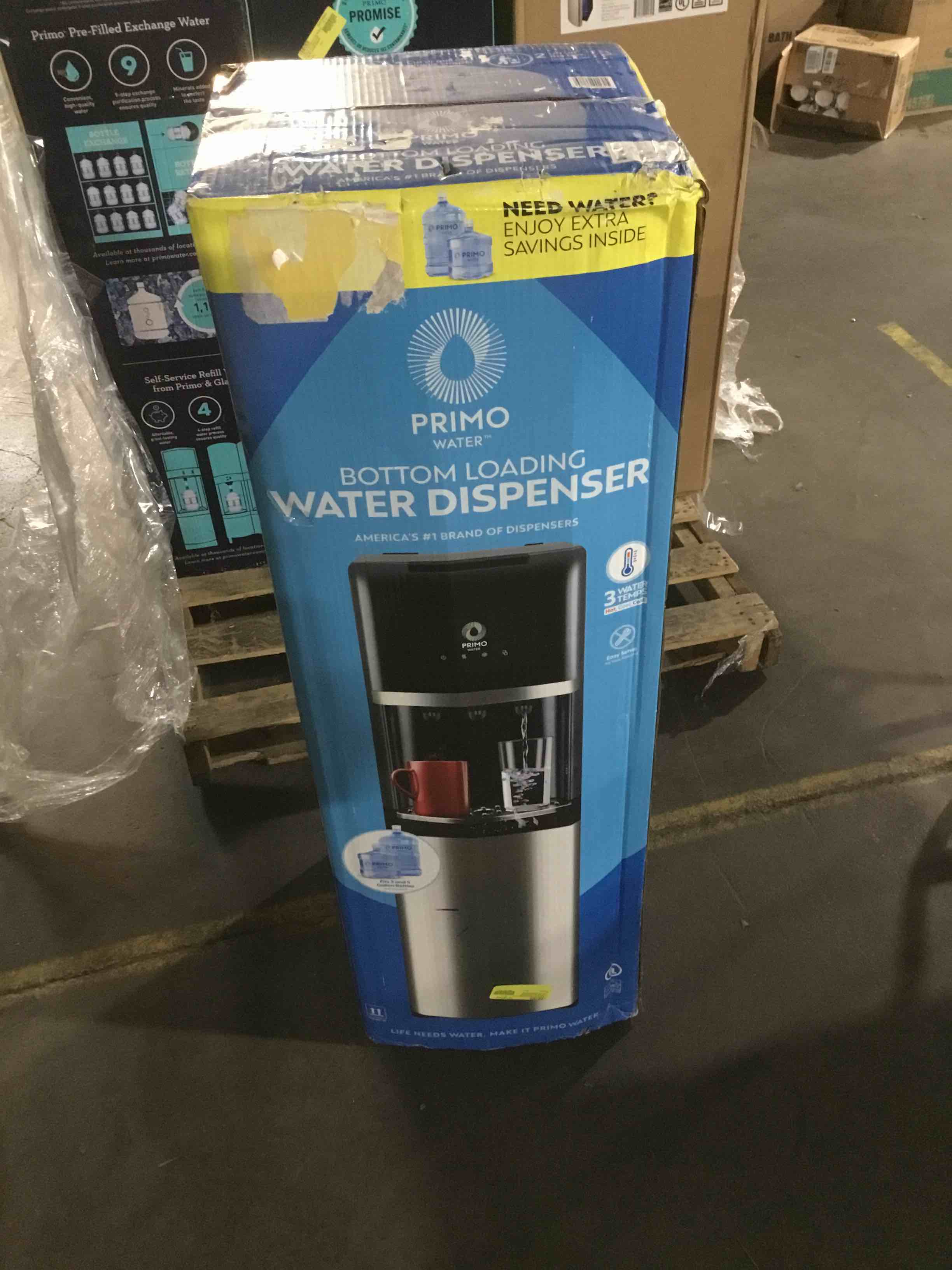 primo bottom loading water dispenser