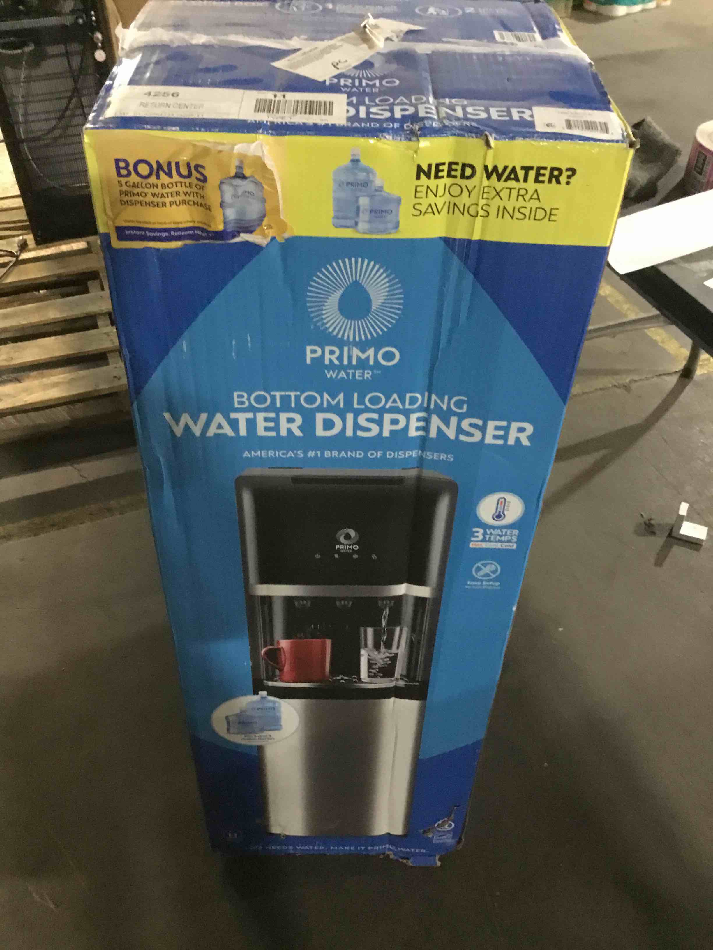 primo bottom loading water dispenser