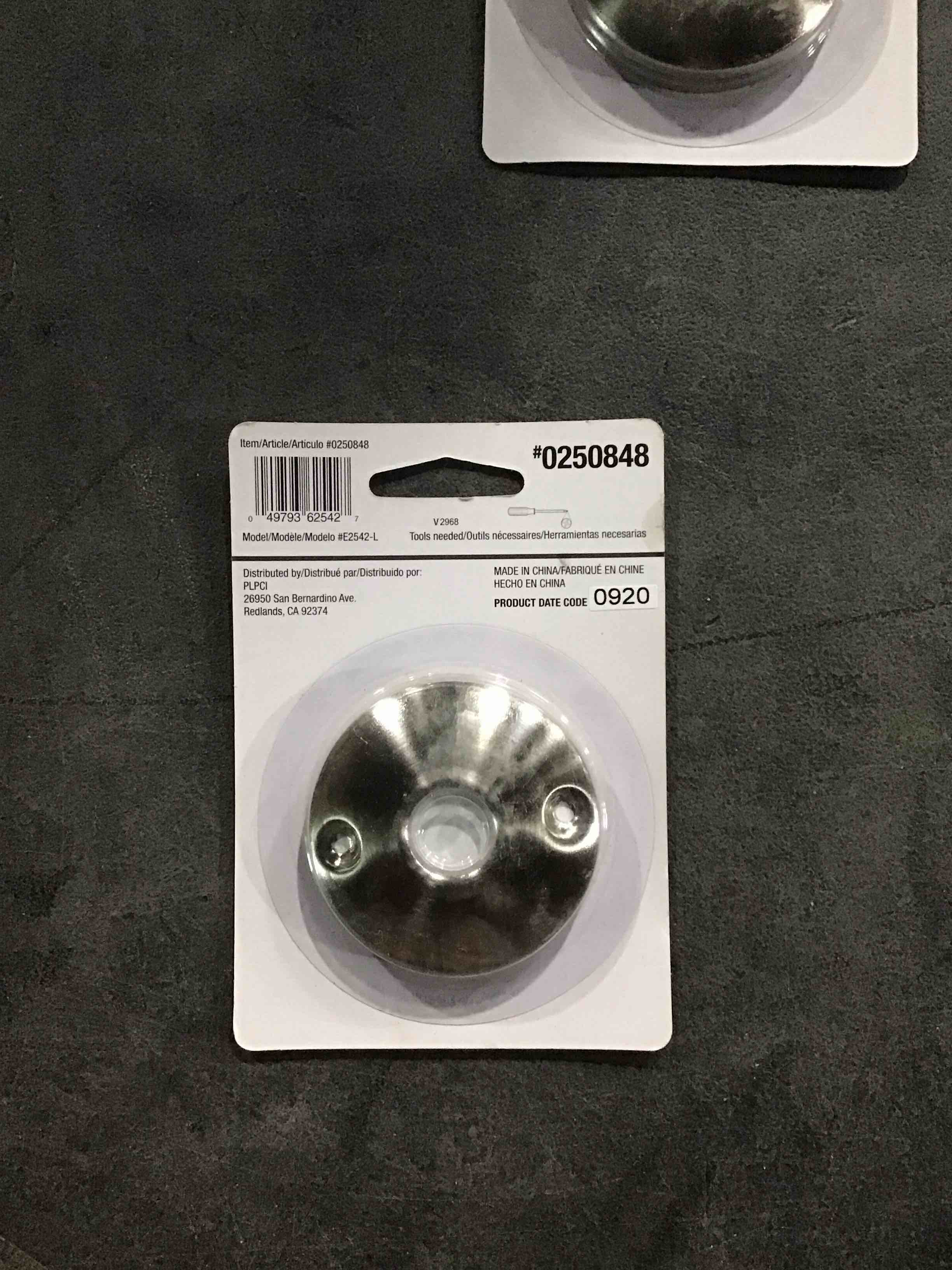 2-1/2 inch back plates