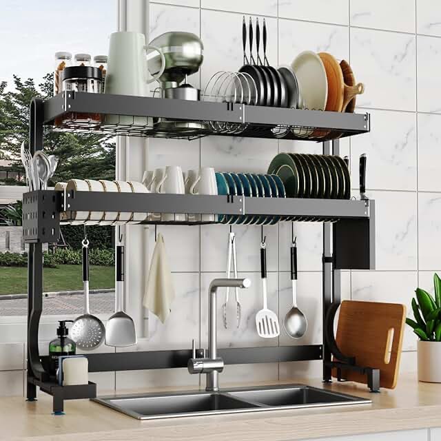 mingling stainless steel dish drying rack
