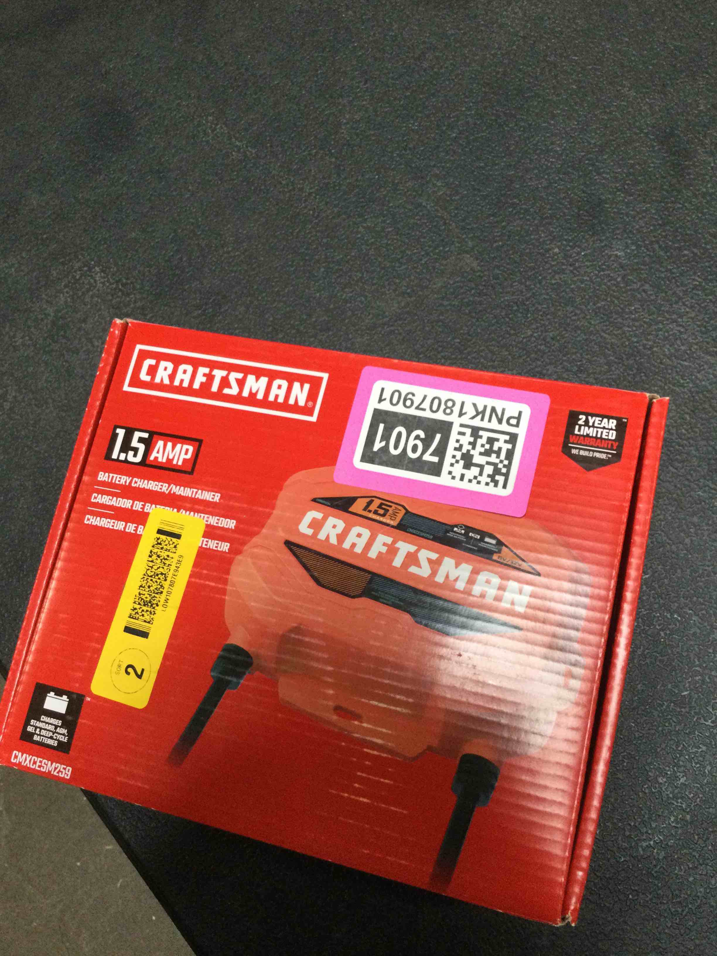 craftsman 1.5 amp