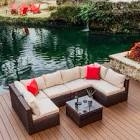 Outsunny 6 piece patio set 