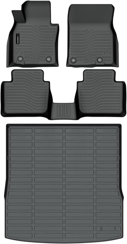 Auxko All Weather Floor Mats Cargo Liner Fit for Mazda CX-50 2023 2024 2025 Not for Hybrid TPE Rubbe