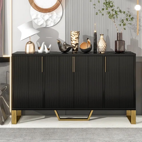 side cabinet storage 4 doors