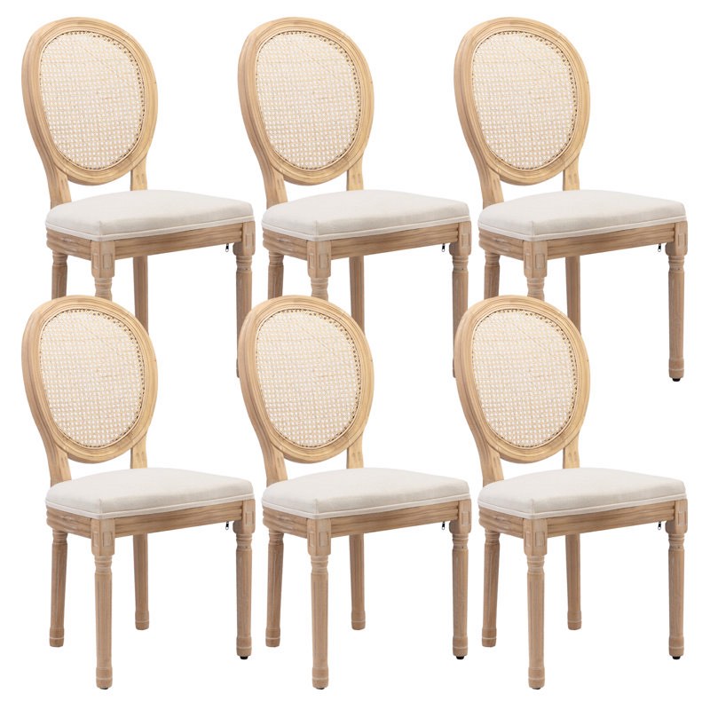 Aadrian linen French parsons chair