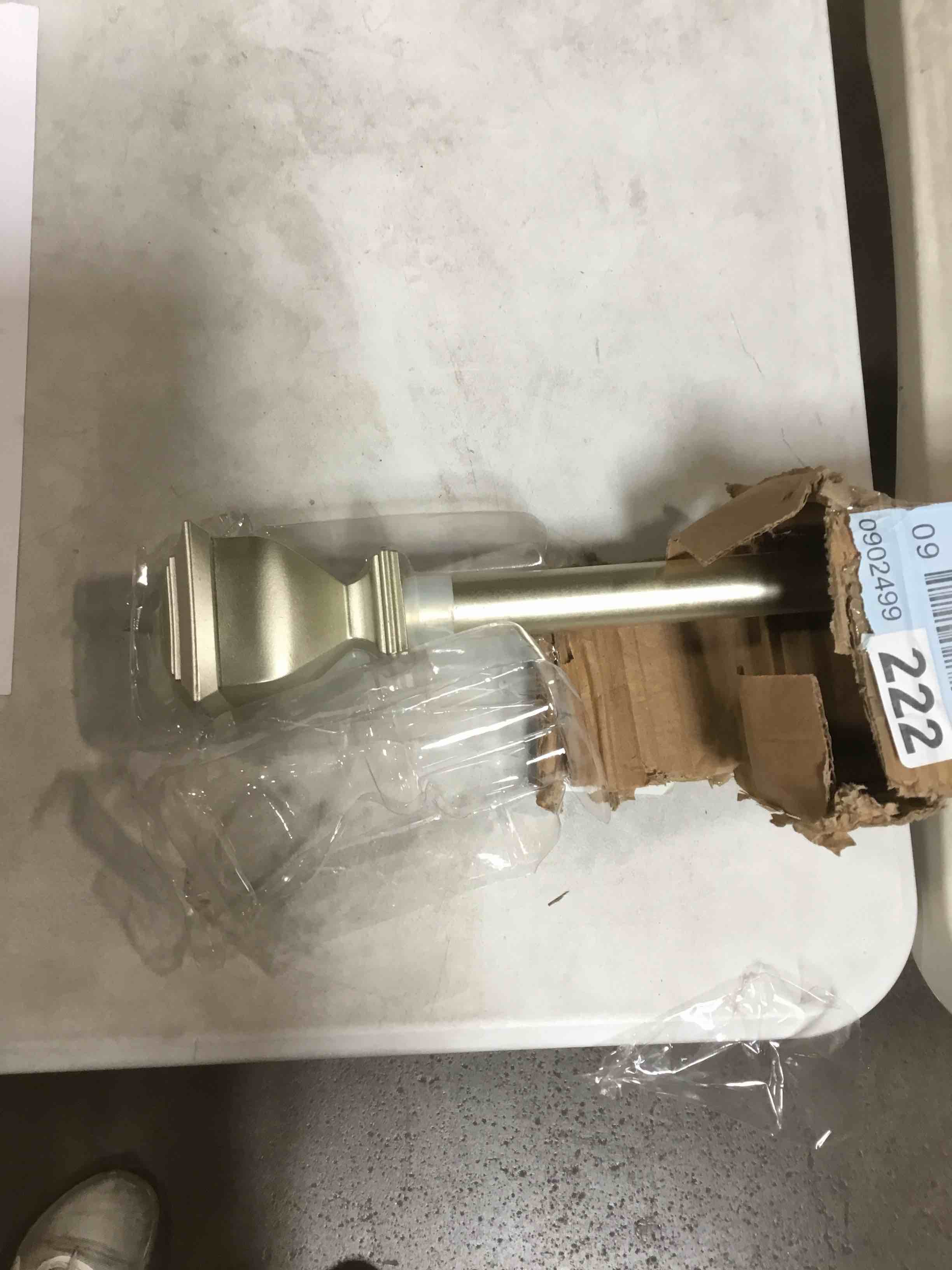 exclusive home napoleon 1” curtain rod and finial set