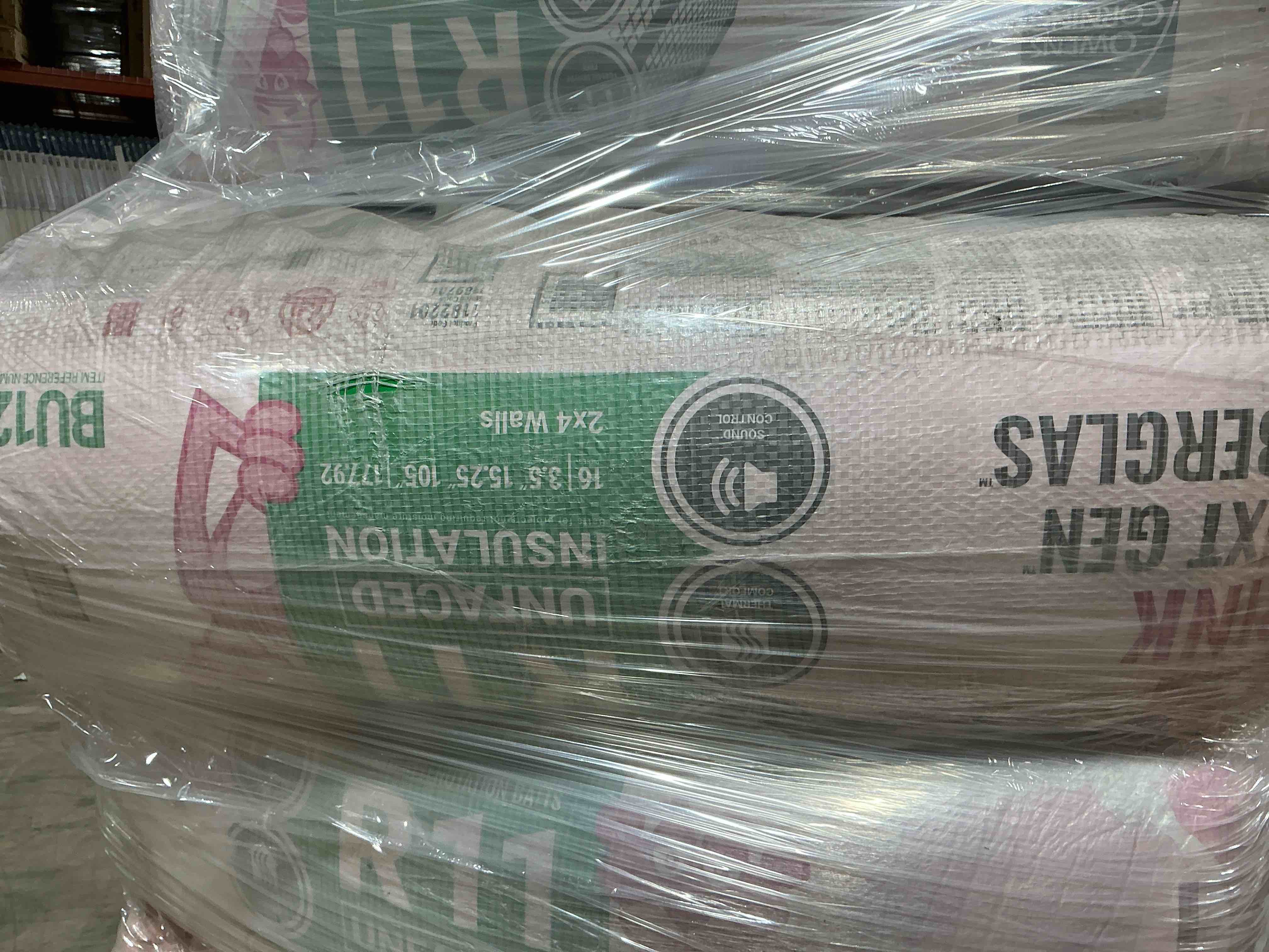 5 batts r11 15.25” unfaced insulation your bid per batt 