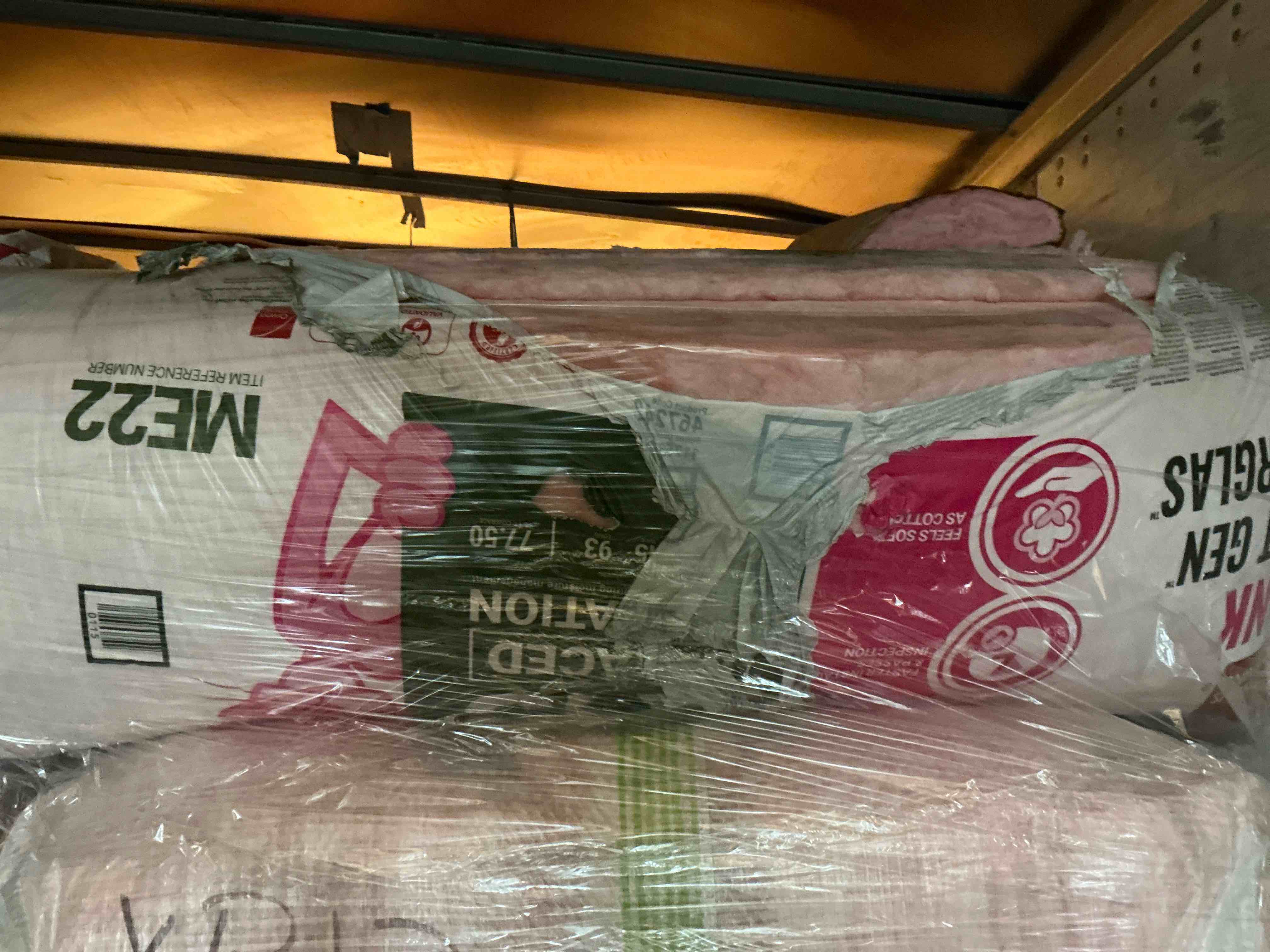 5 batts r15 15” unfaced insulation your bid per batt 