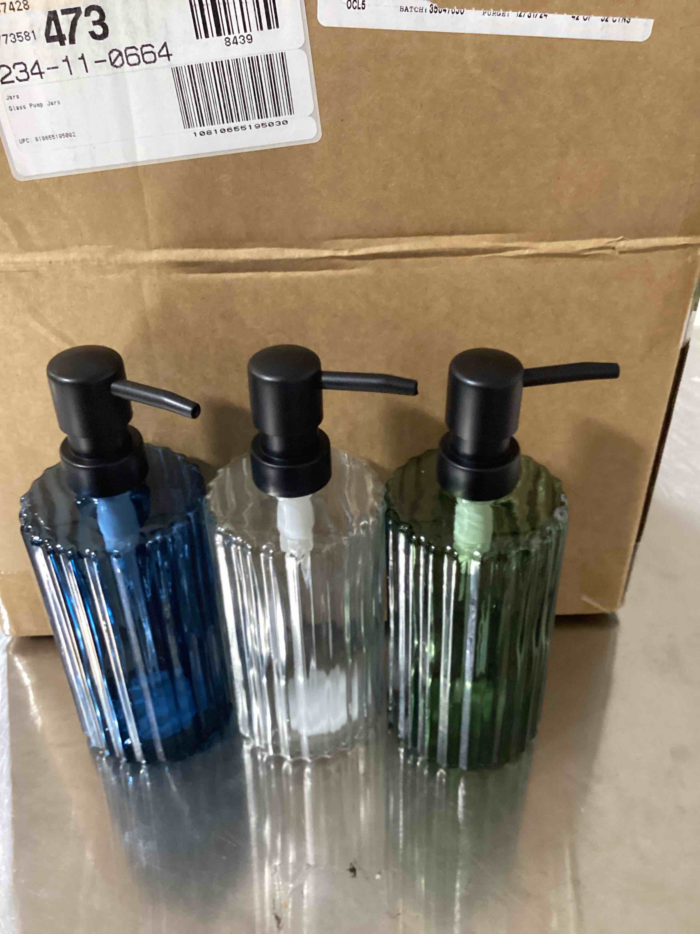 Glass pump jars