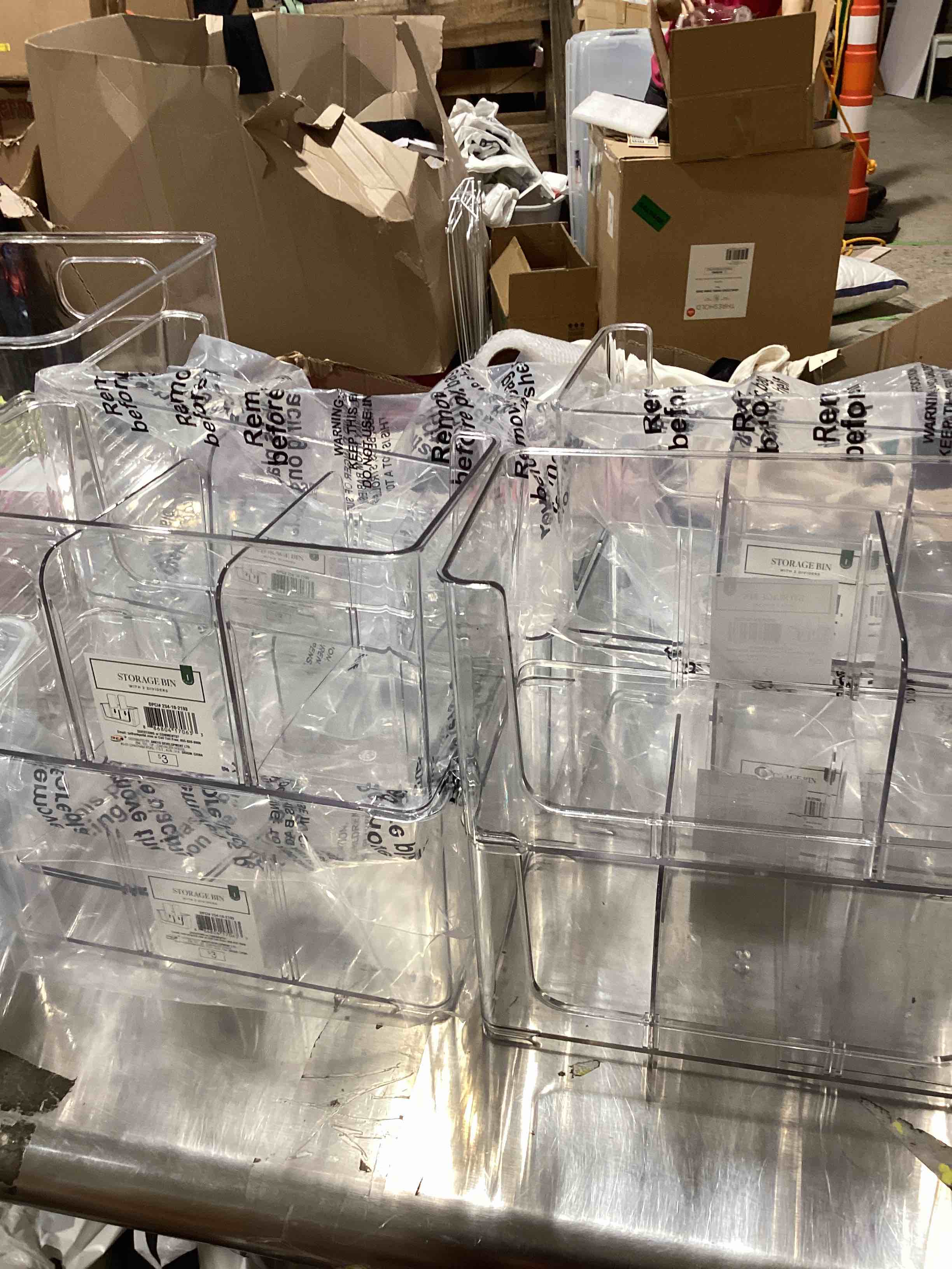 Assorted Storage bin for fridge 