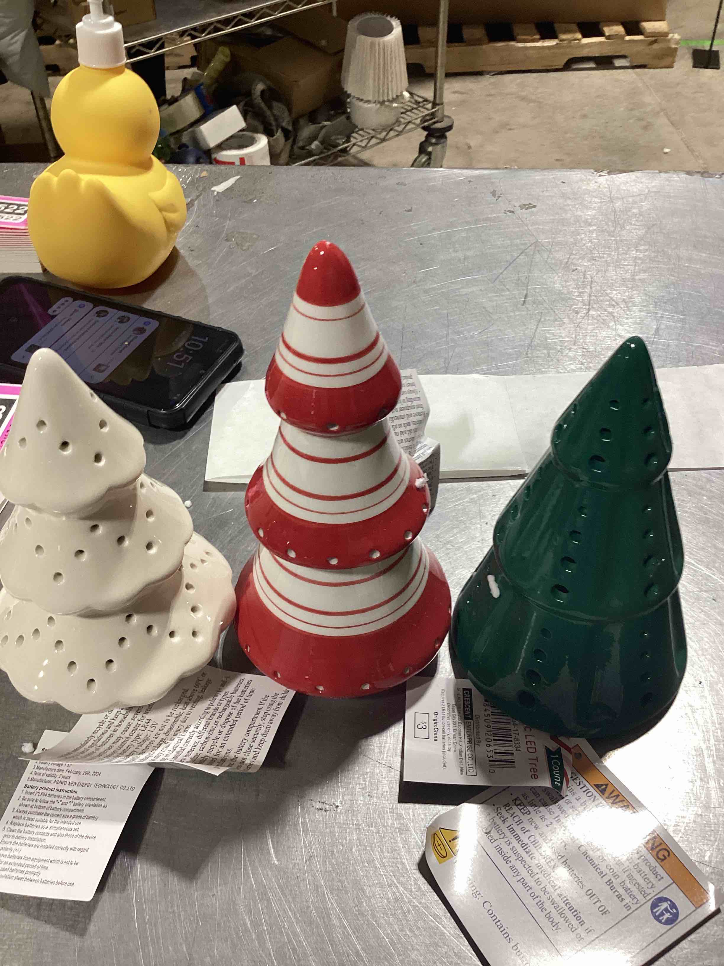 Assorted Ceramic Led tree