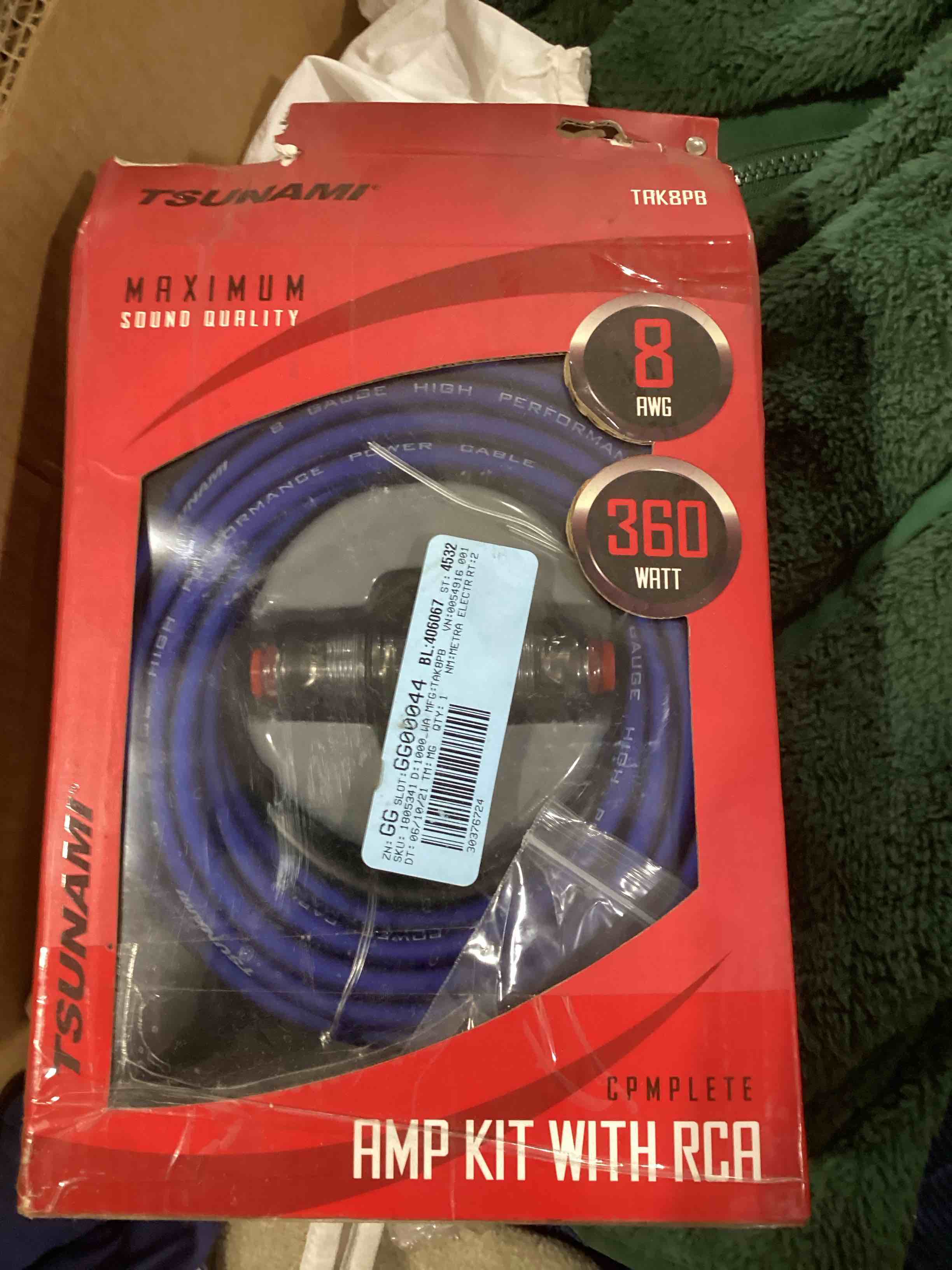 Tsunami Complete Amp Kit, With Rca 360 Watt Tak8pb
