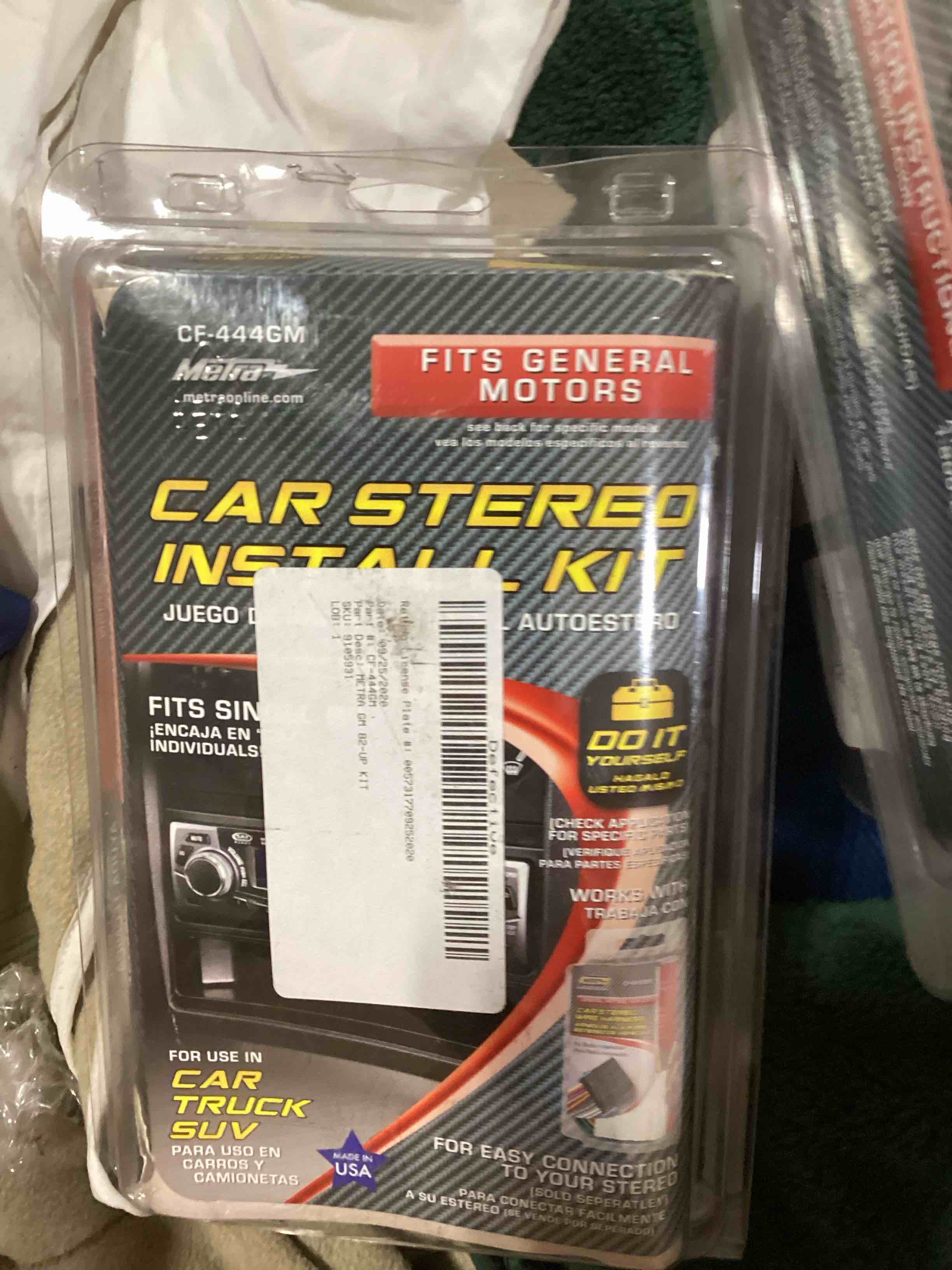 General Motors Car Stereo Install Kit Cf-444gm