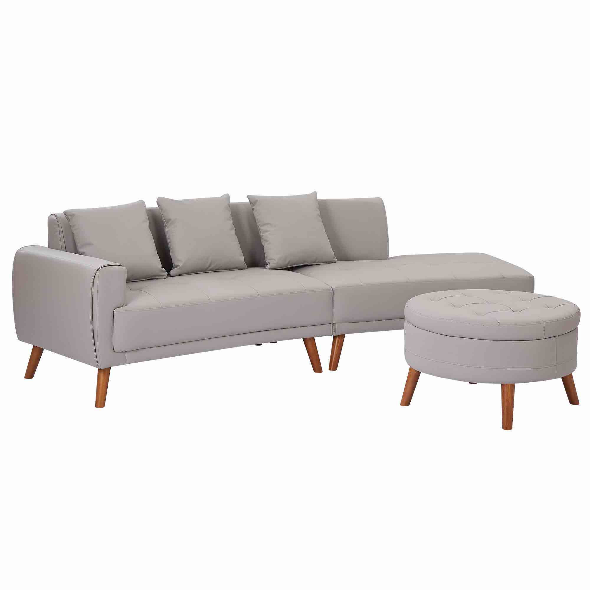 Sofa sku : WF317516AAE Gray Sofa 