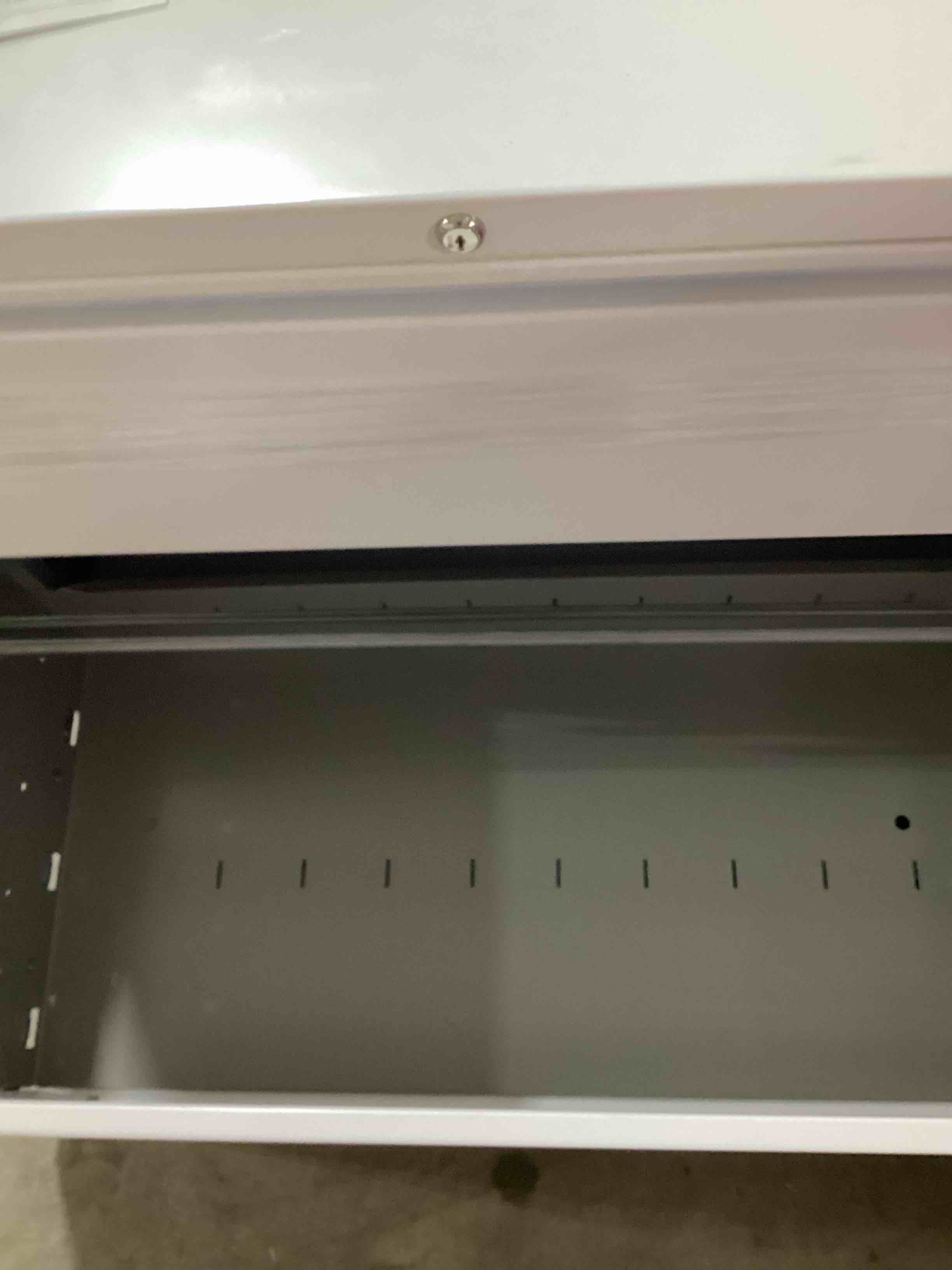 White Office/ home file cabinet 2 drawers lateral file 