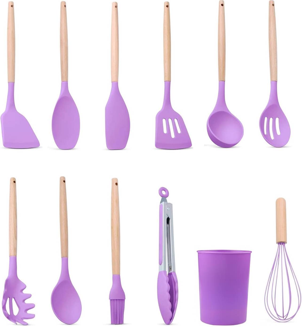 Tramontina 11 pc utensil set lavender 