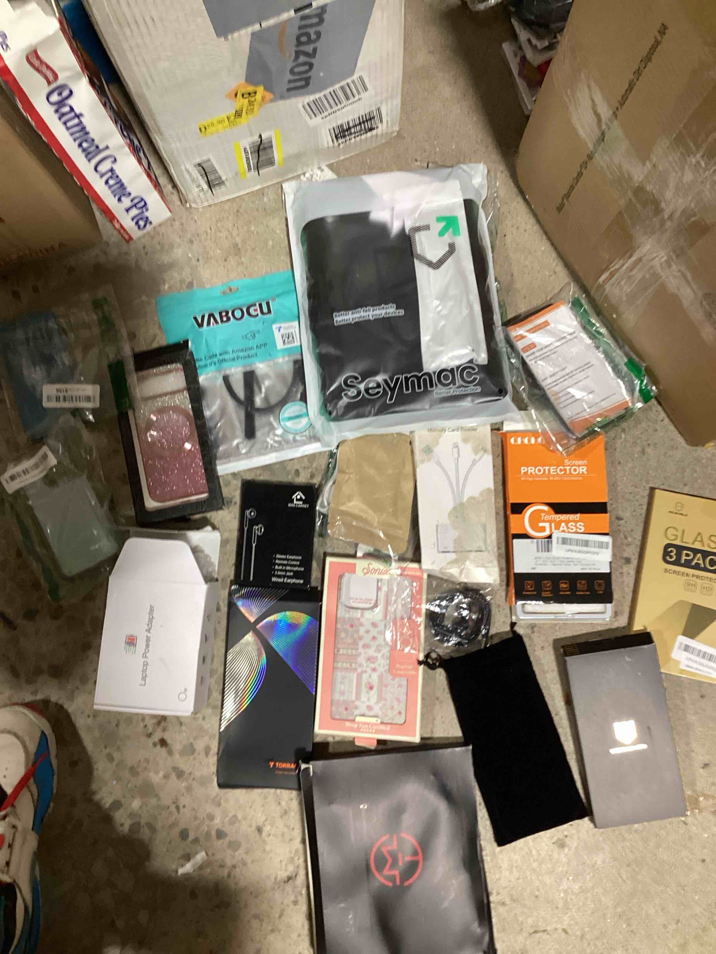 Assorted cell phone and tablet accessories 