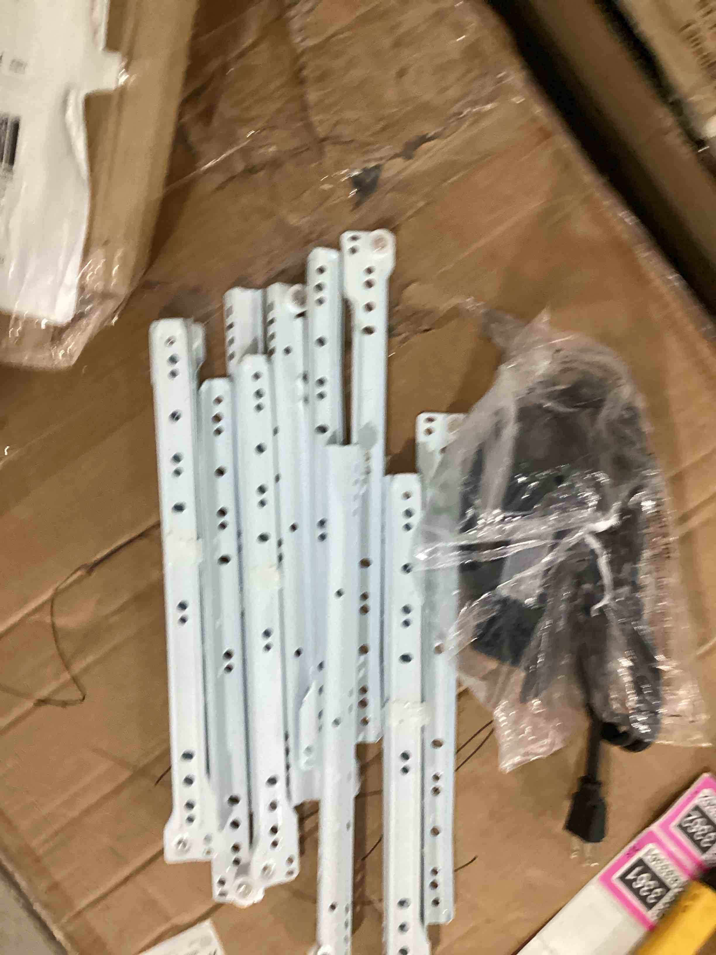 Brackets For cabinets or filing cabinets white 