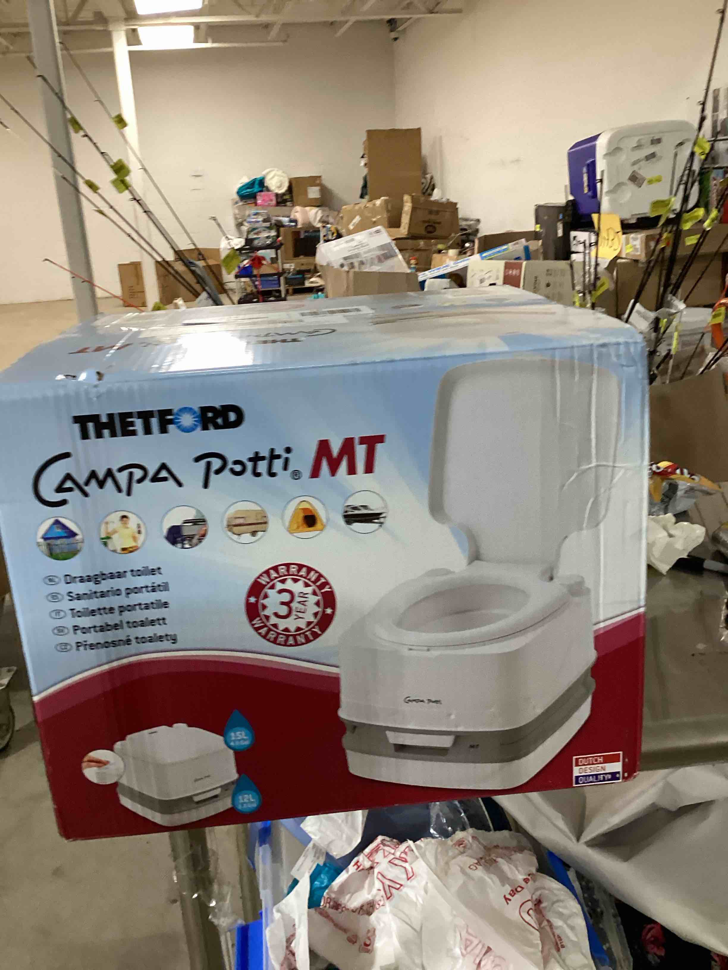 thetford campa potti mt portable toilet distressed