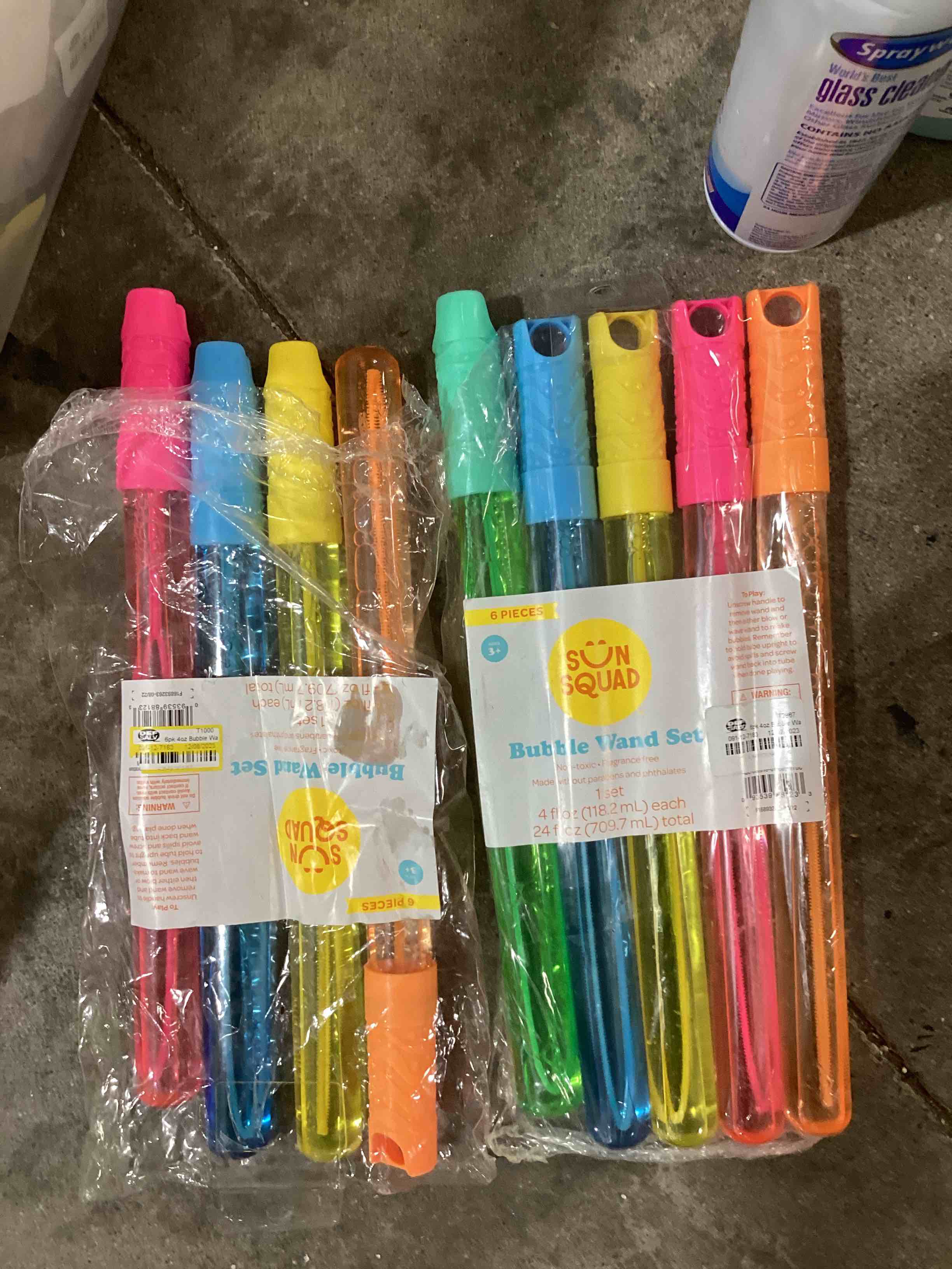 Bubble wands set of 9 