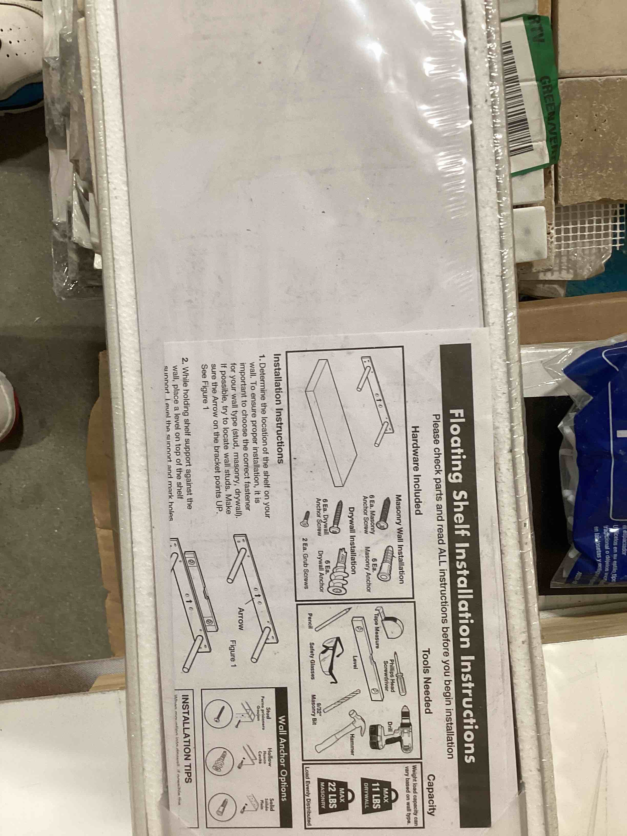 Floating shelf