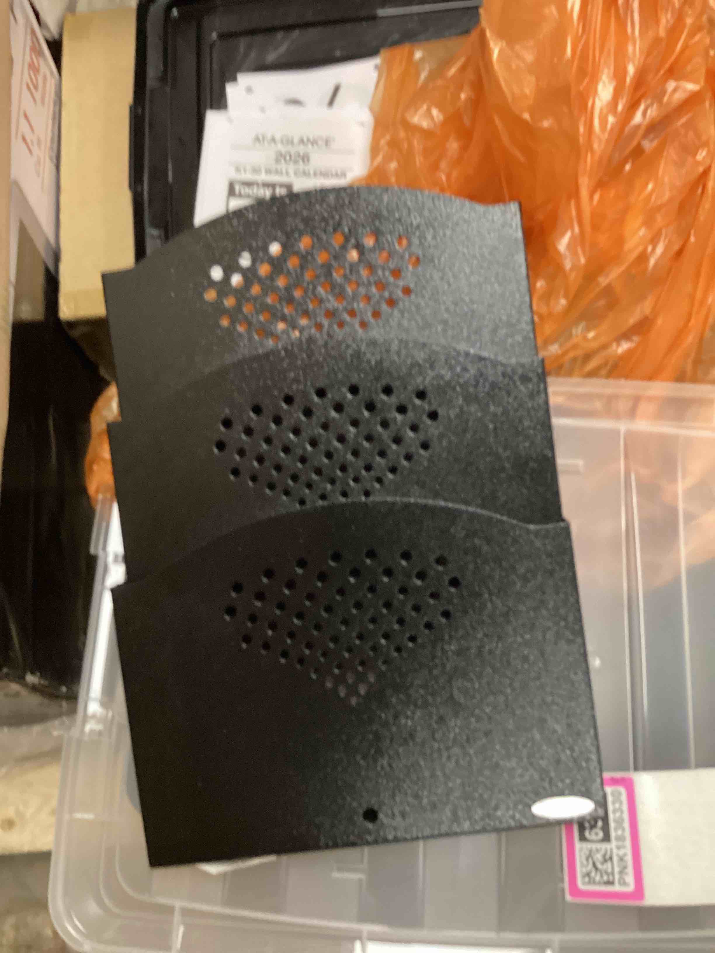 Black steel wall files Storage 