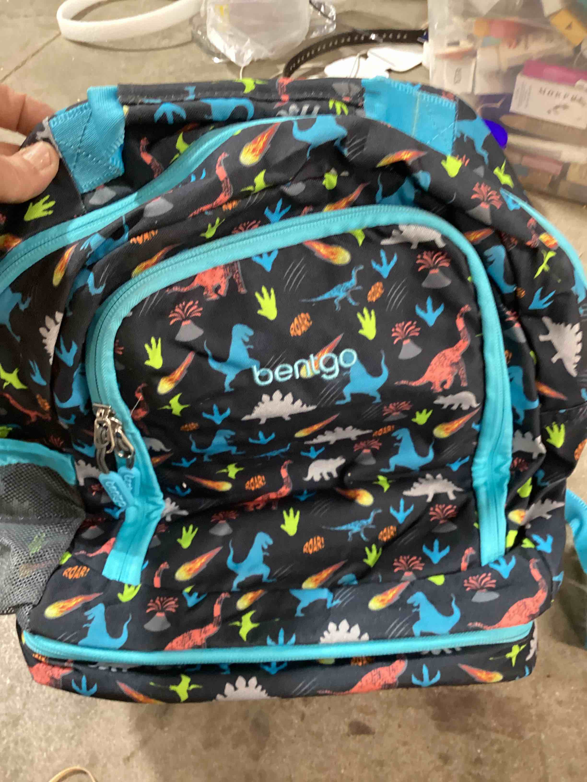 Bentgo book bag dinosaur 