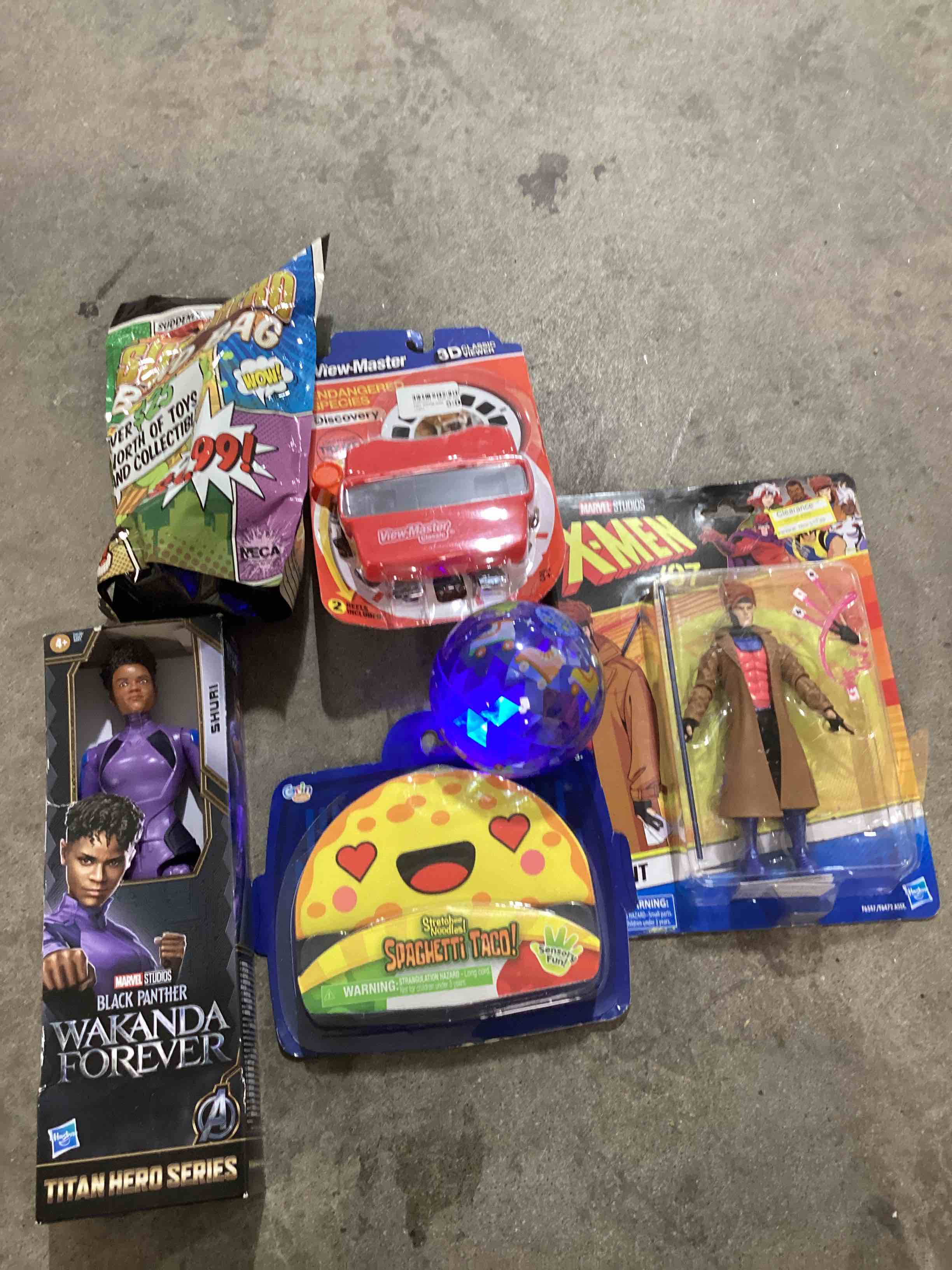 assorted toys 
