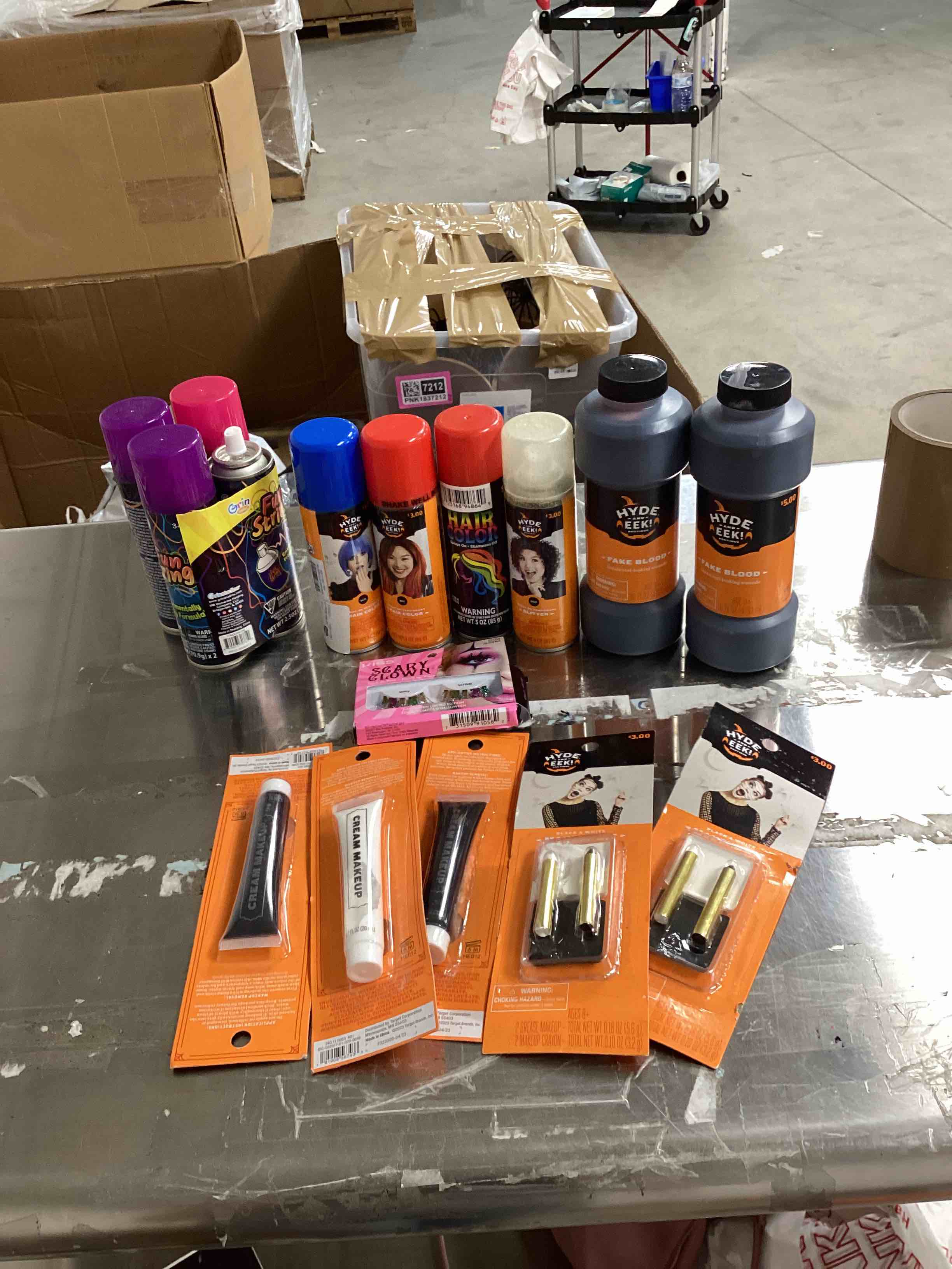 assorted halloween items