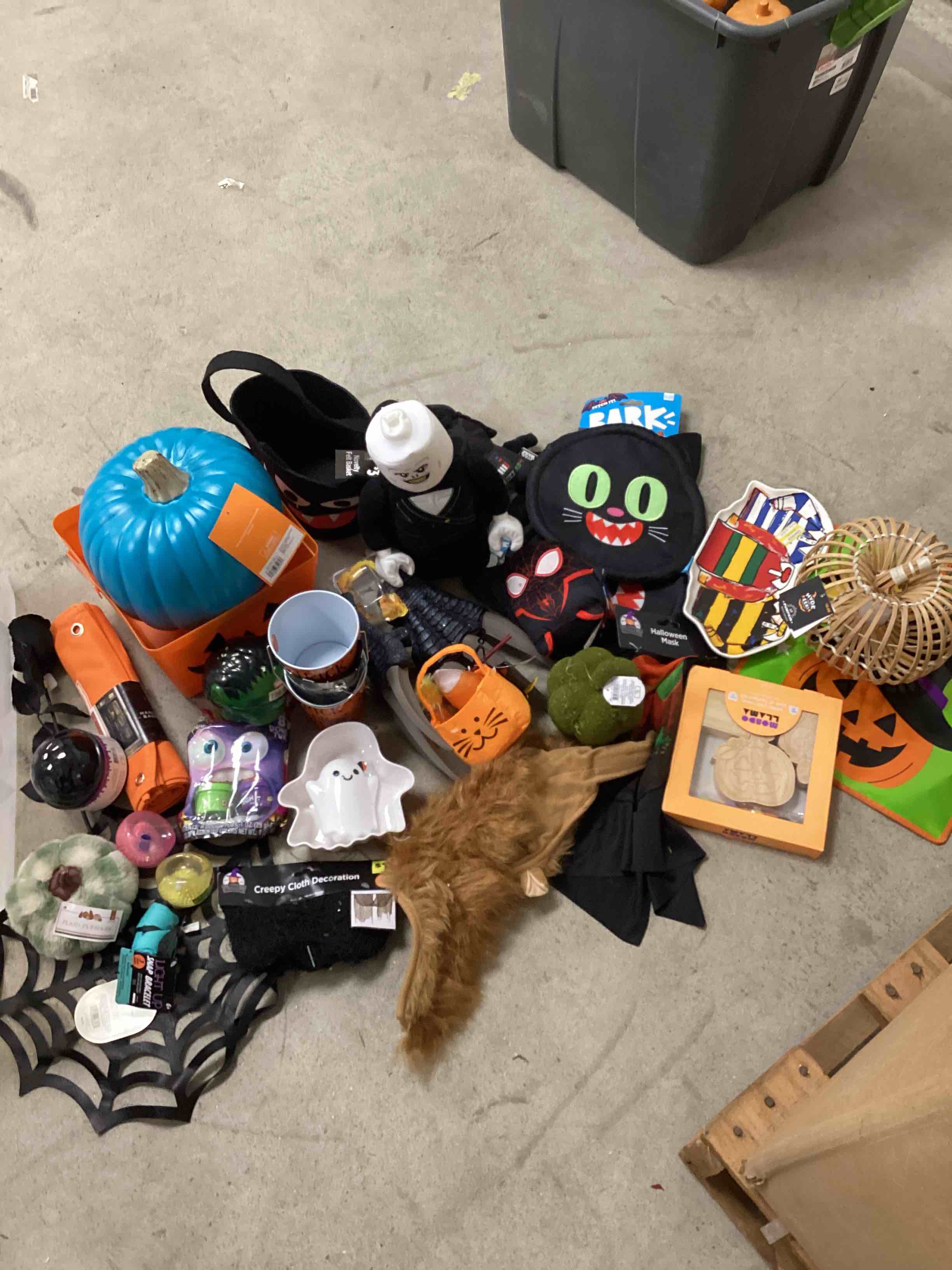 assorted halloween items