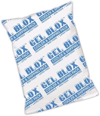 Gel Blox cooler& shipping packs reusable non toxic latex free