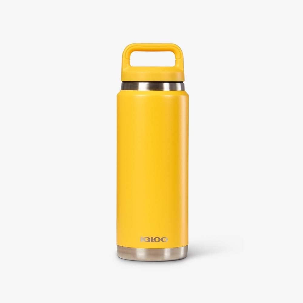 IGLOO Vacum insulated stainless steel 36fl oz Irvine bottle yellow 