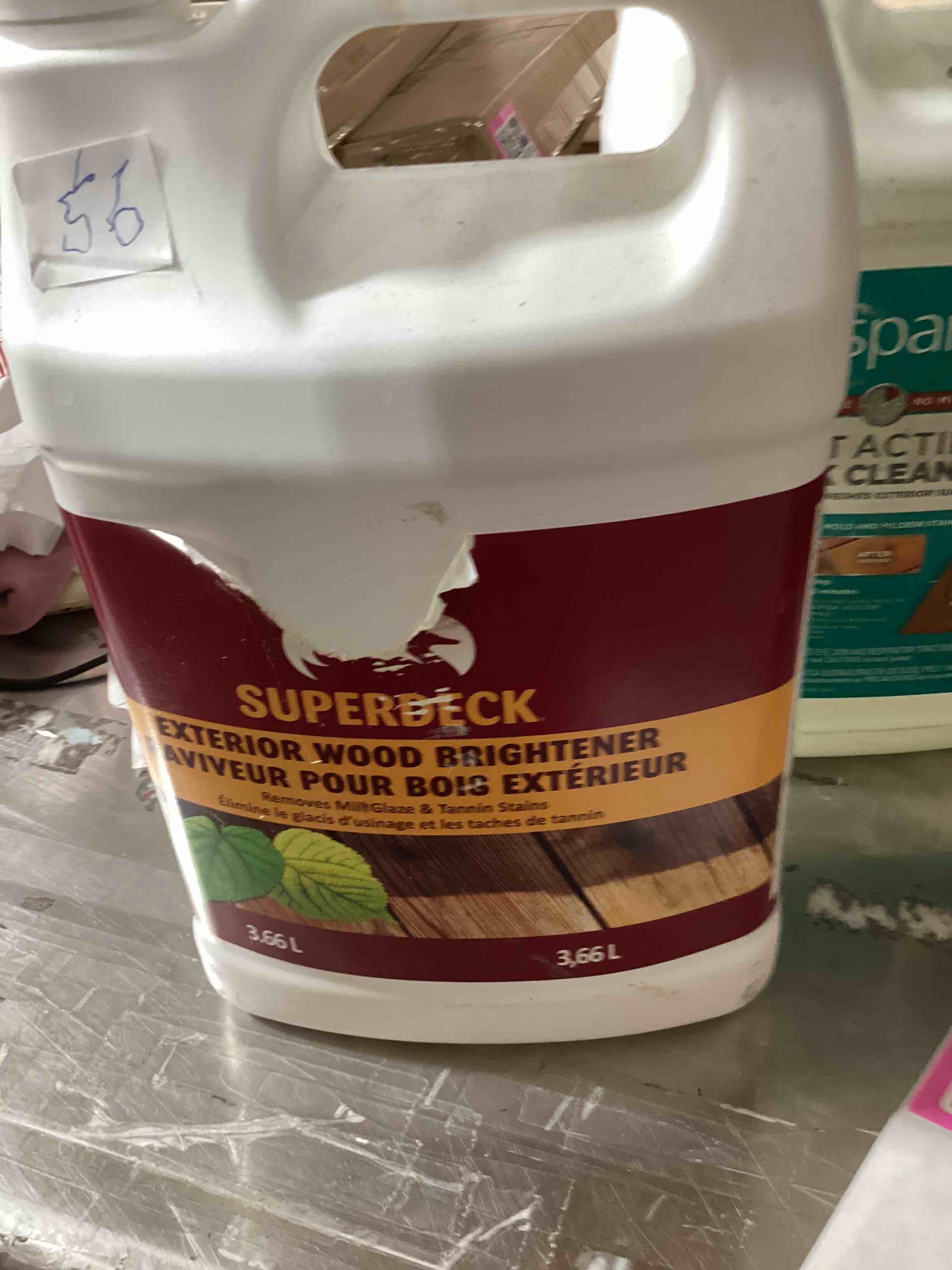 Super deck exterior wood brightening 3.66 L