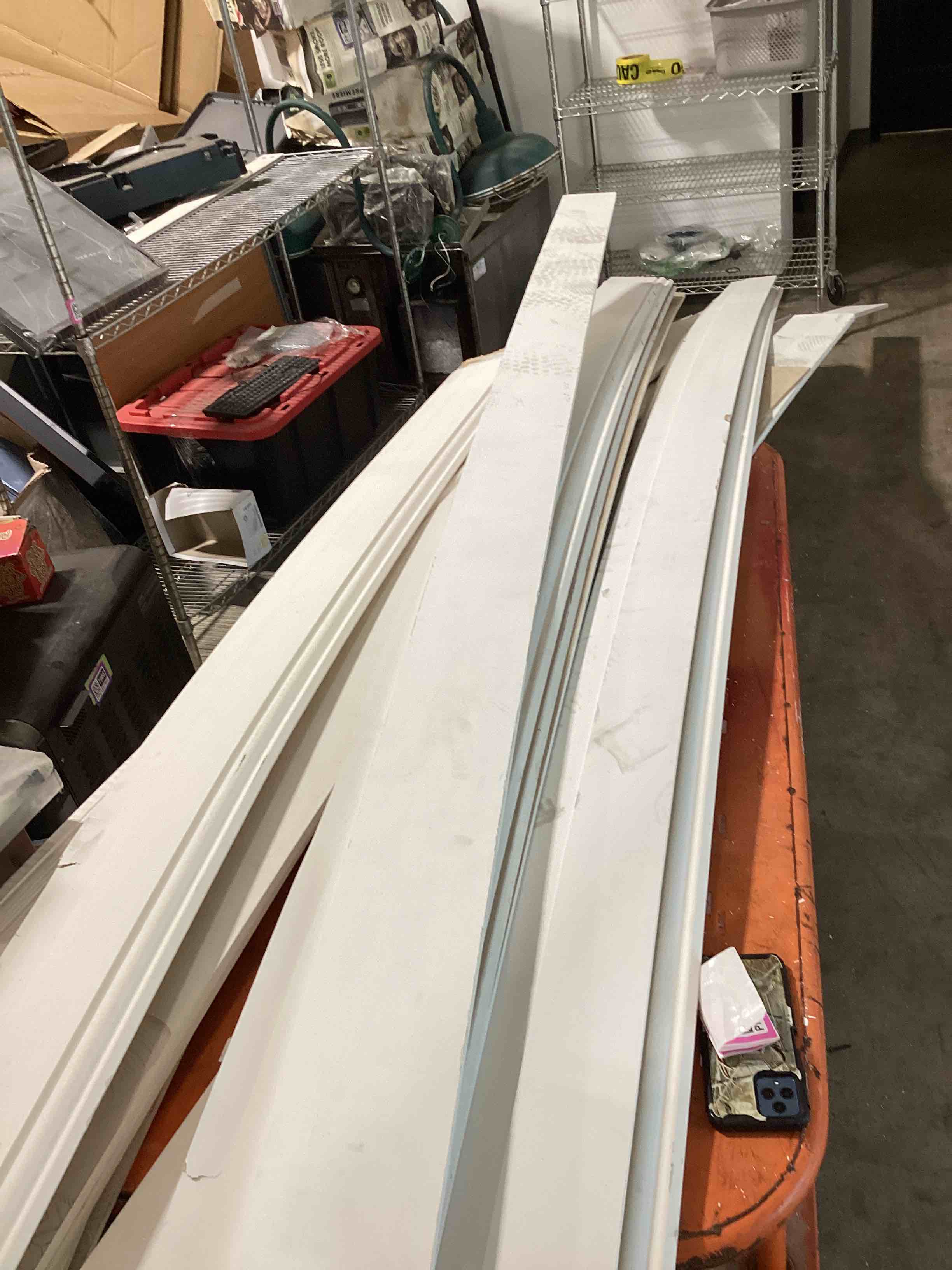 White Primed Baseboard