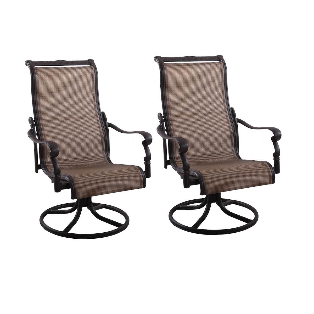 Mallin sling swivel rocker model: NE-163 color autumn rust set of 2