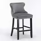 Gray barstool 