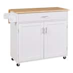 kitchen island cart white 