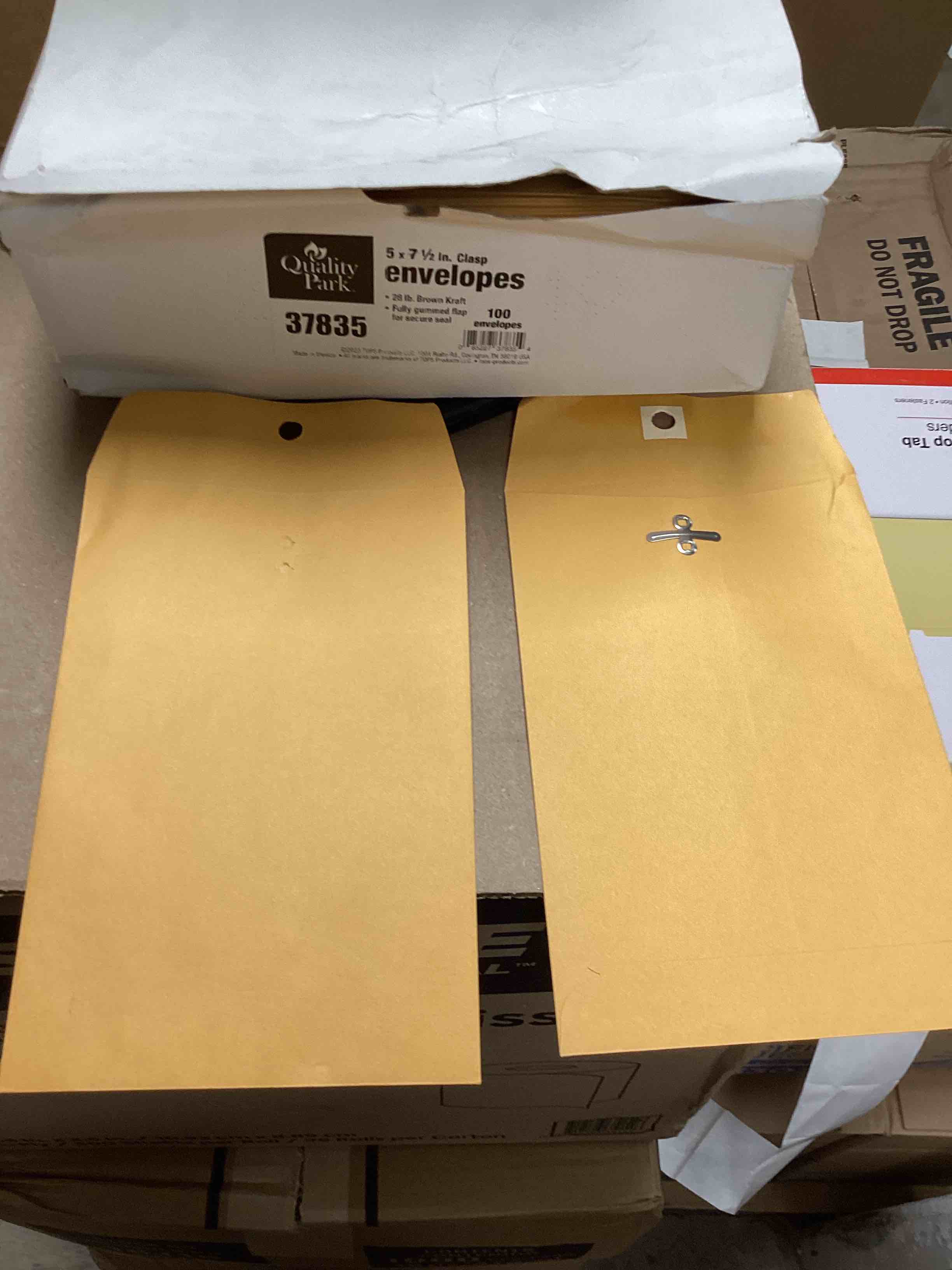 envelope,clsp5x7.5brkr28#