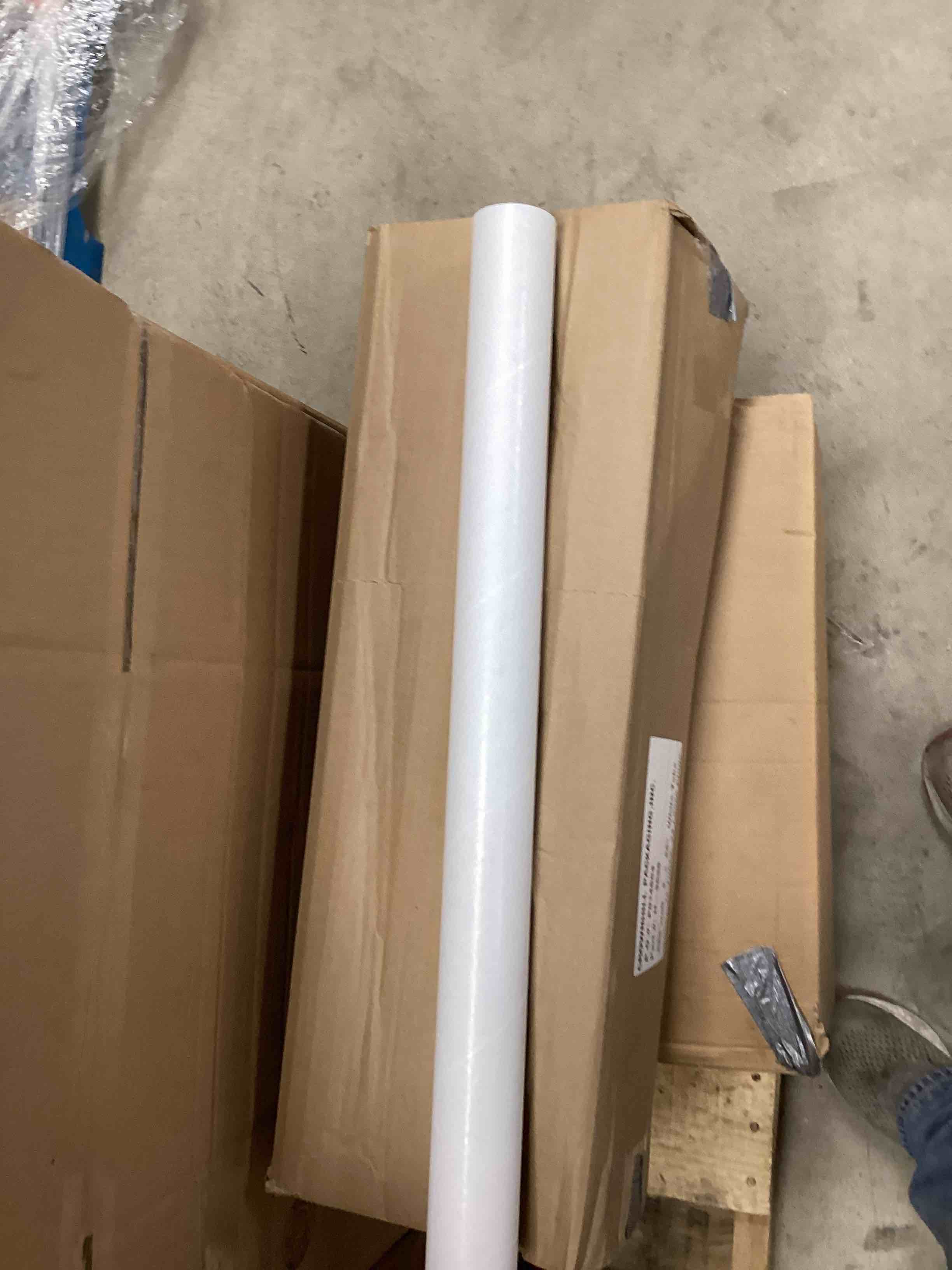 .065 wall 2x 25”White tubes 12 tubes