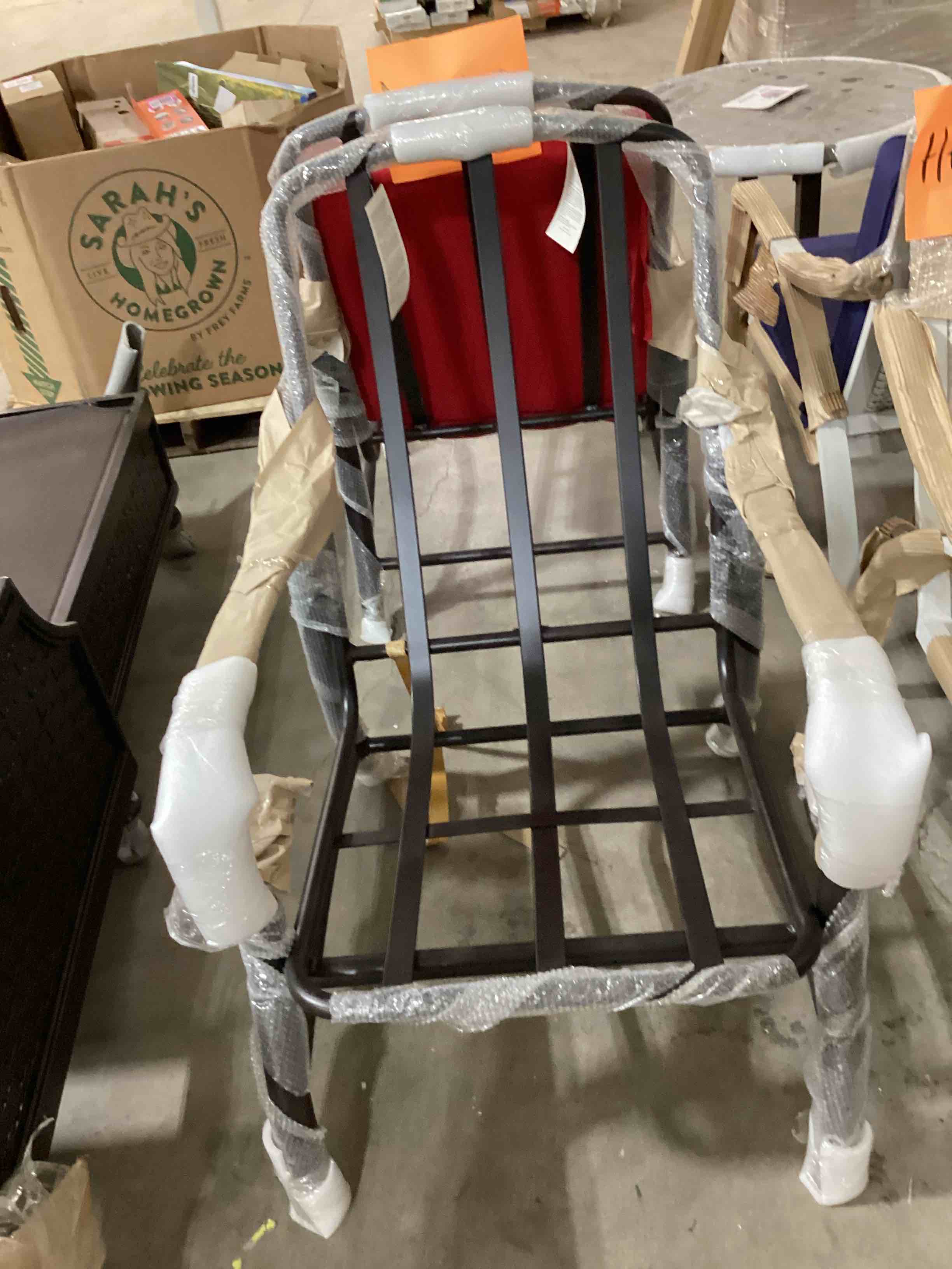 outdoor chair no cushions frame only