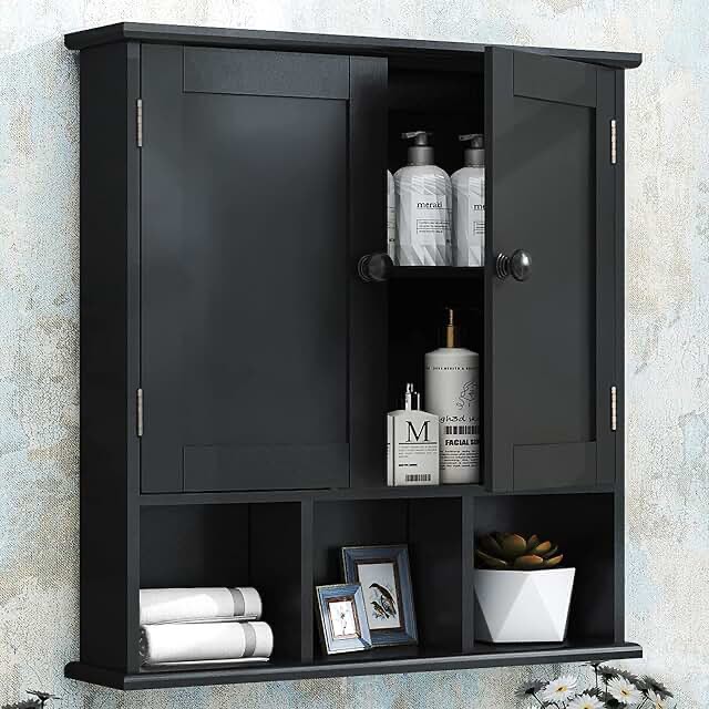 bathroom medicine cabinet black 