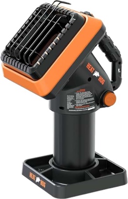 Heat Hog Piglet 4,000 BTU Indoor/Outdoor Portable Propane Heater for Garage, Camping, Hunting, Outdoor Sports, Fishing, Boating or RVs