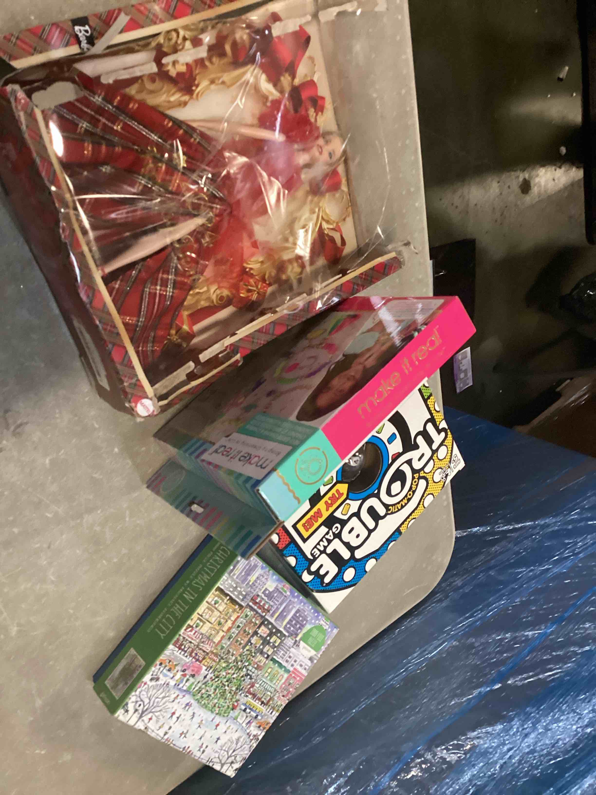  assortment of toys for kids boys and girls  of different ages that includes INCOHEARENT, MAIN STREET VILLAGE 1000 piece, CHARLES WYSHOCKI AND MORE