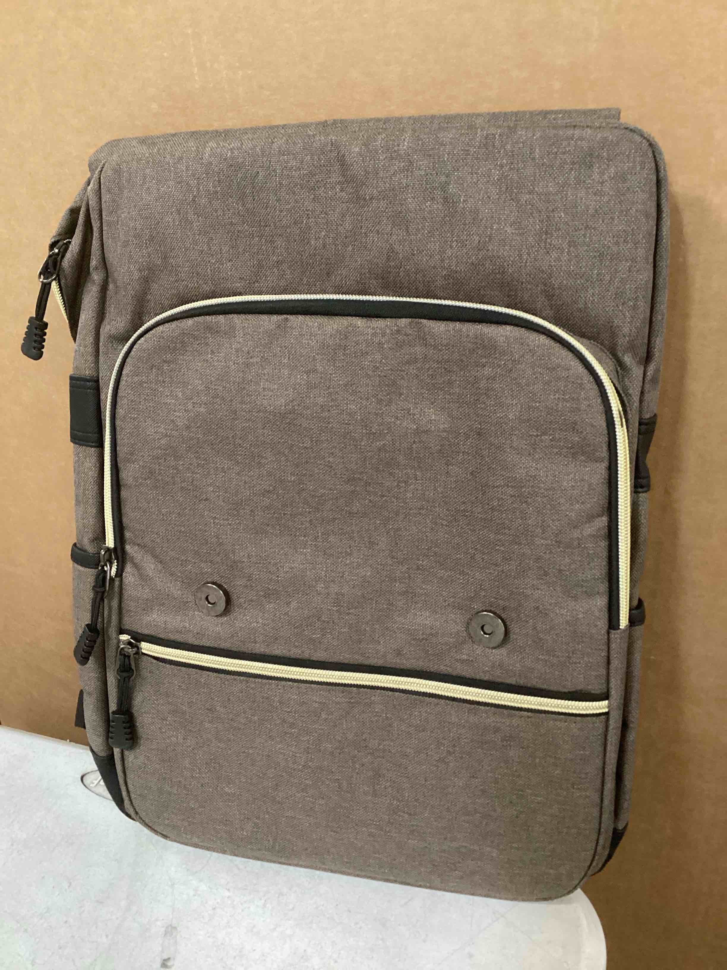 RONYES BACK PACK 15.6”, Light Brown color 