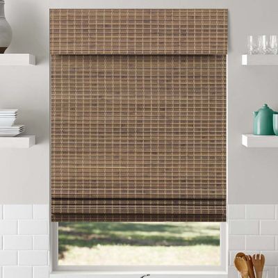 Bamboo Blinds Bamboo Shades Roll Up Light Filtering Window Shades Curtains for Interior Windows Home Patio Porch Natural 48''W X 72''H
