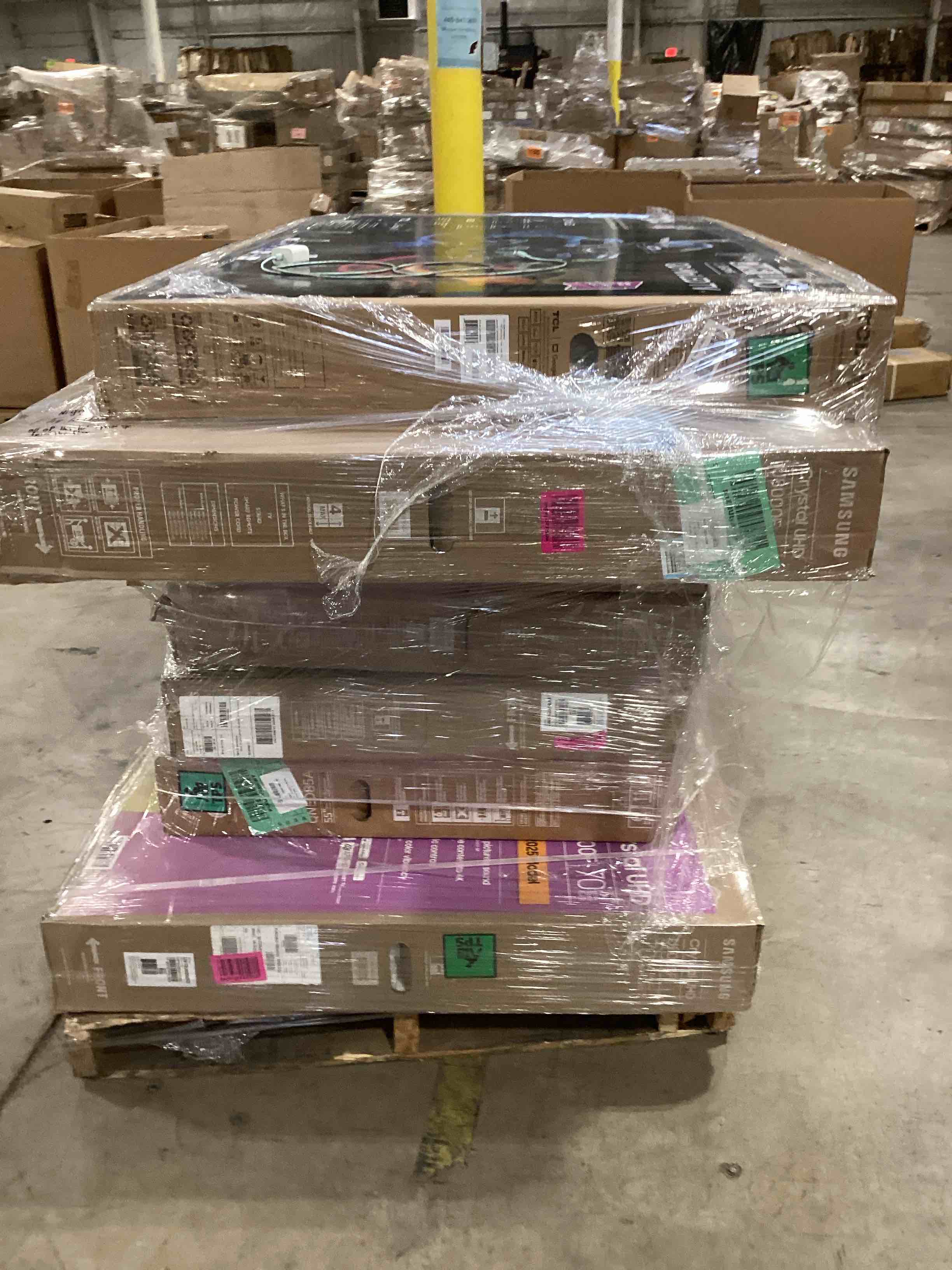 (9) miscellaneous tv brands for parts 