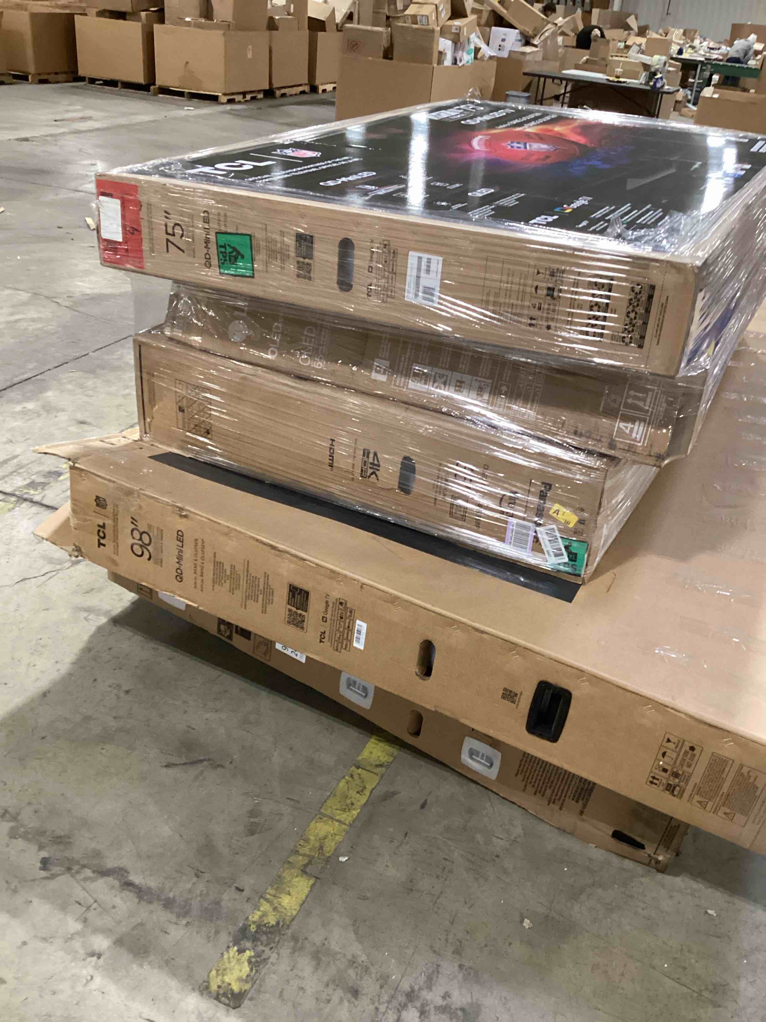 (10) tv different brands for parts 