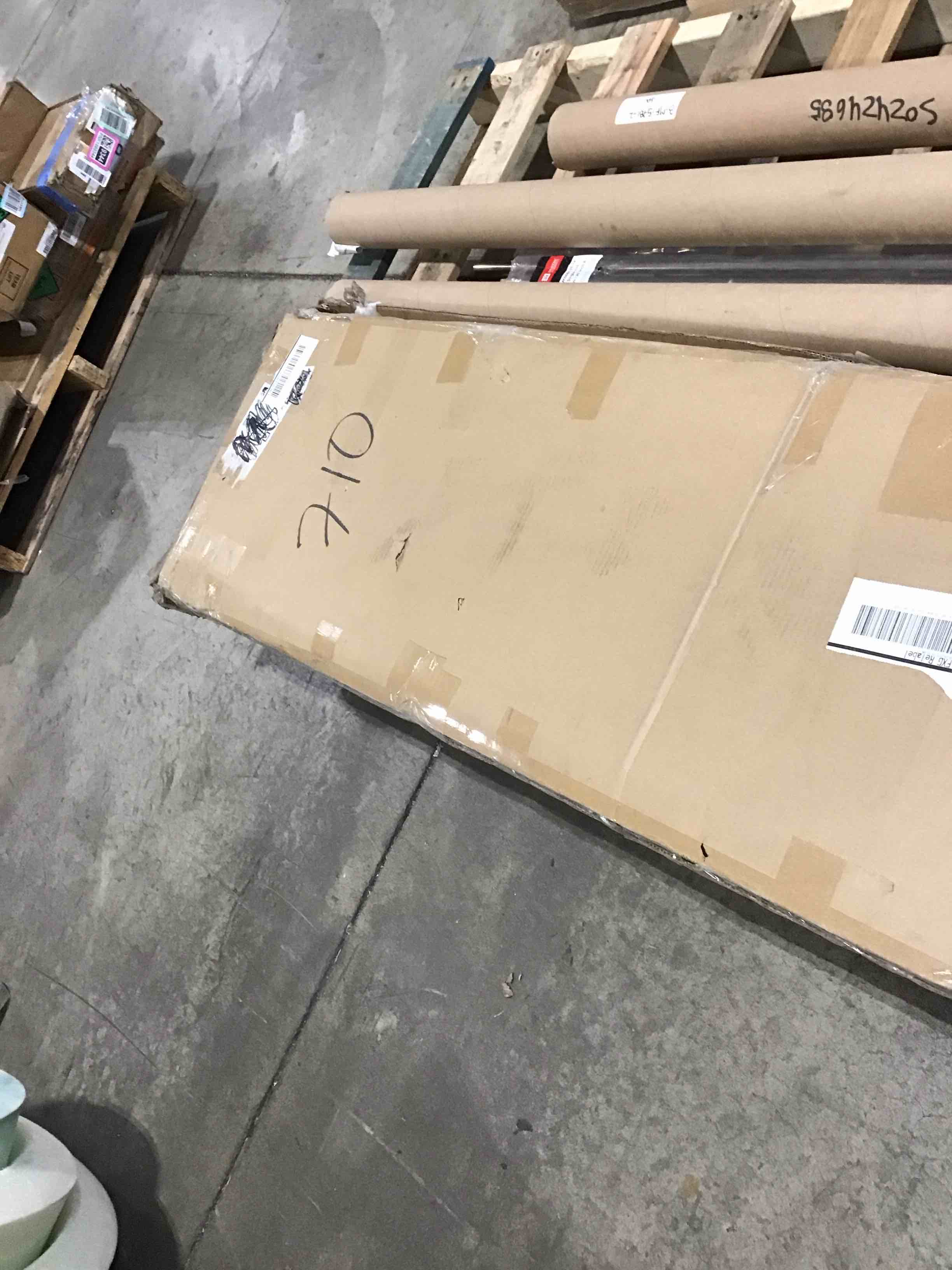 Condition photo showing As Is for Luton Solid Wood Bed