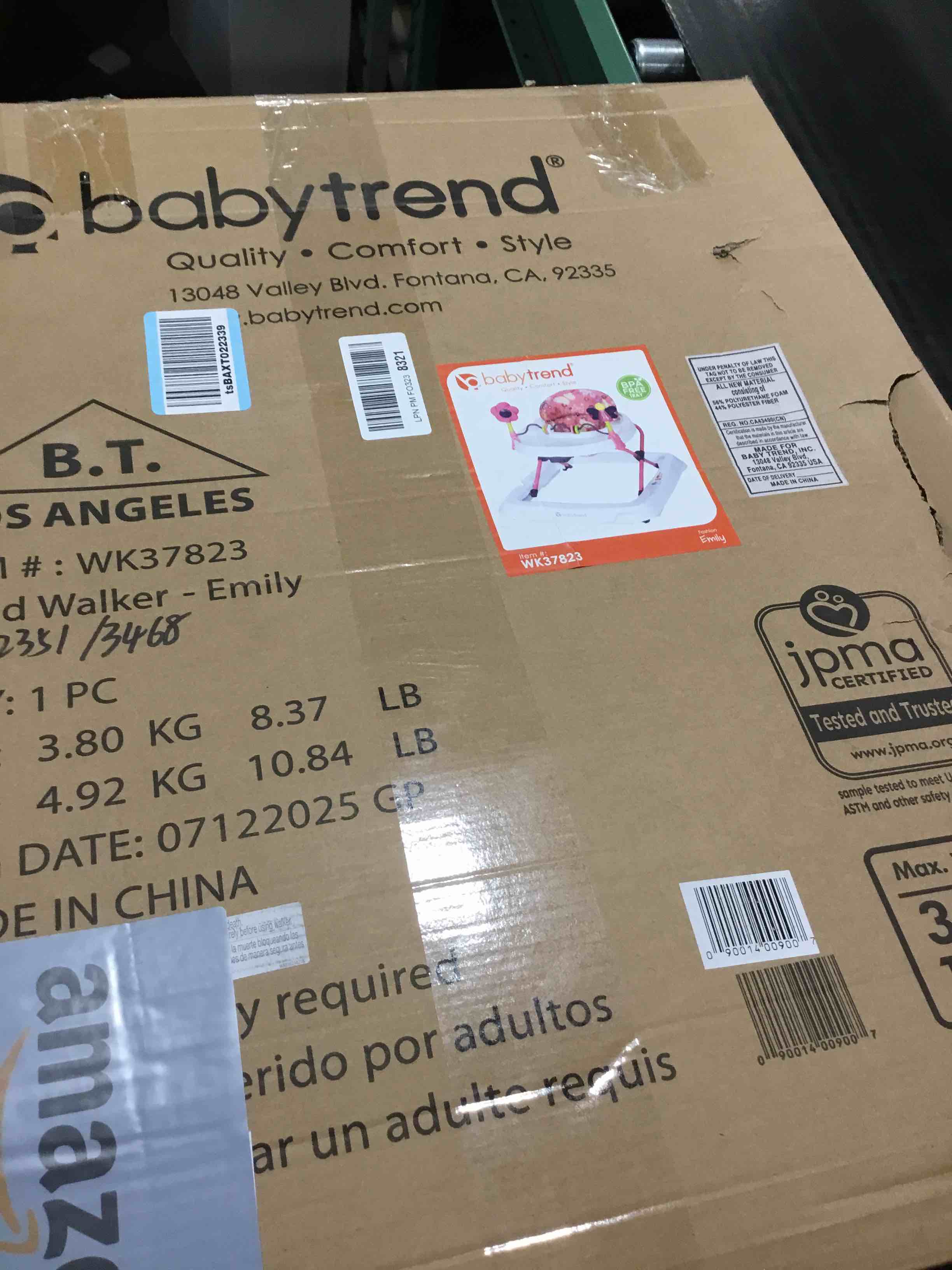 Condition photo showing As Is for Smart Steps 3.0 Activity Walker, Emily